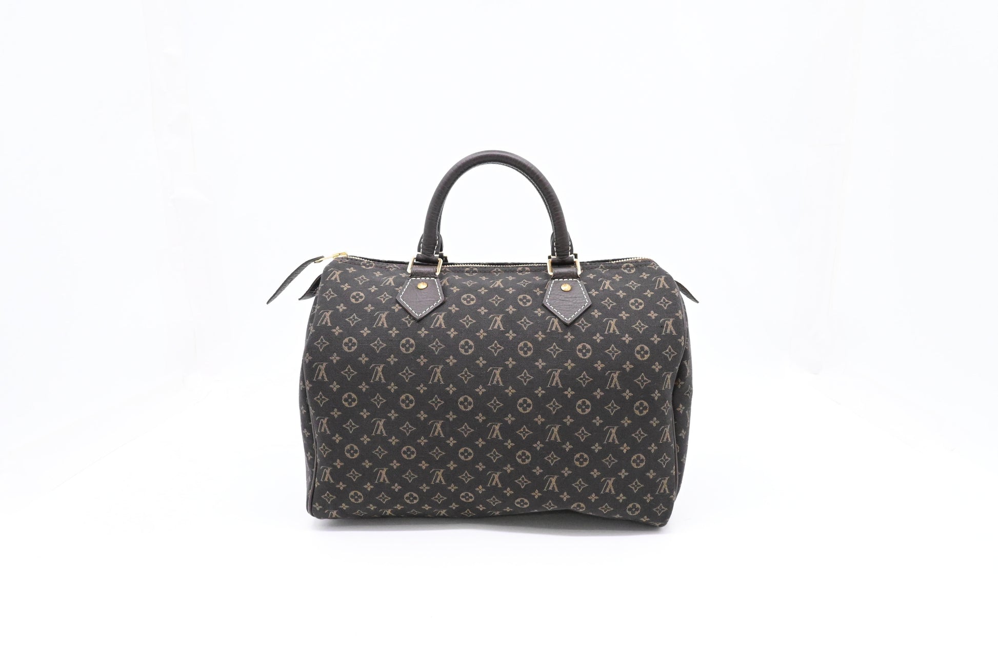 Louis Vuitton Speedy 30 Fusain Minilin Canvas Handbag