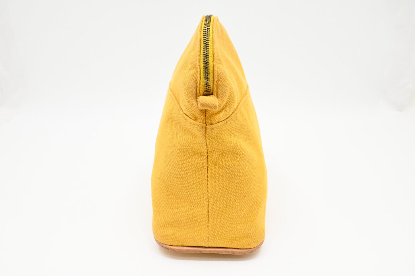 Hermes Bolide Pouch In Yellow Handbag Canvas Travel Bag
