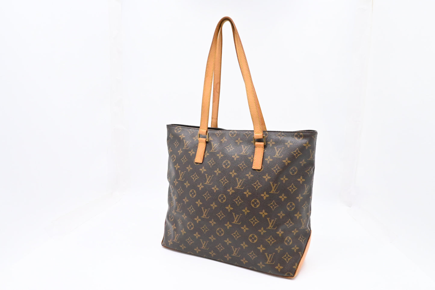Louis Vuitton Cabas Mezzo Monogram Canvas Handbag Canvas 7
