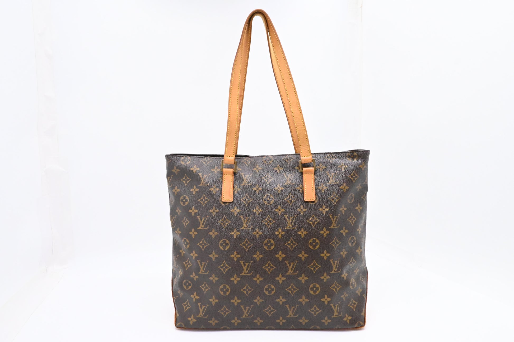 Louis Vuitton Cabas Mezzo Monogram Canvas Handbag Canvas 7