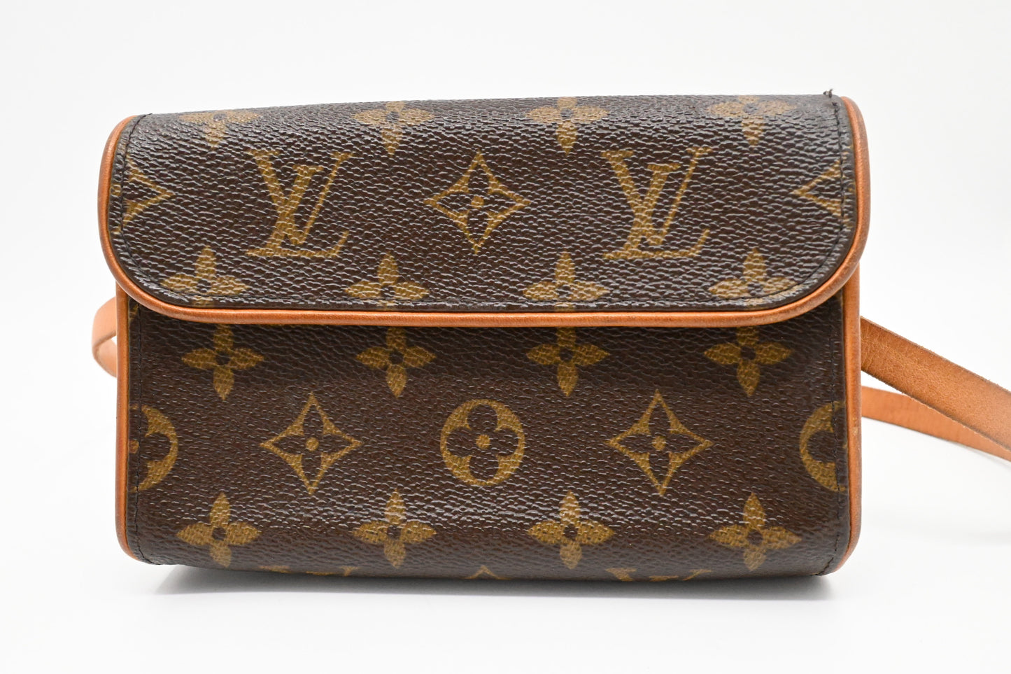 Louis Vuitton Pochette Florentine Monogram Canvas Clutch Bag
