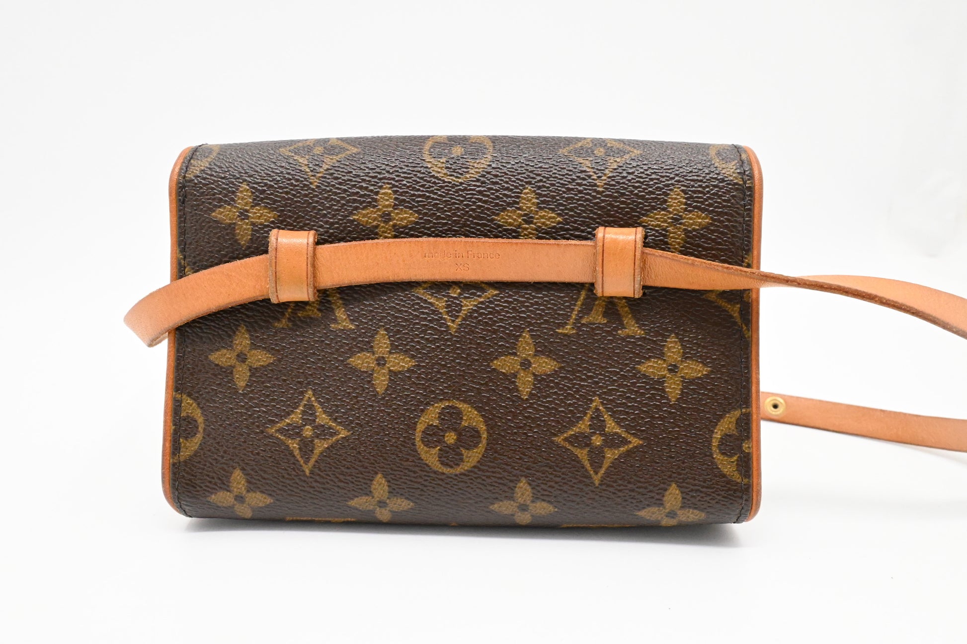 Louis Vuitton Pochette Florentine Monogram Canvas Clutch Bag