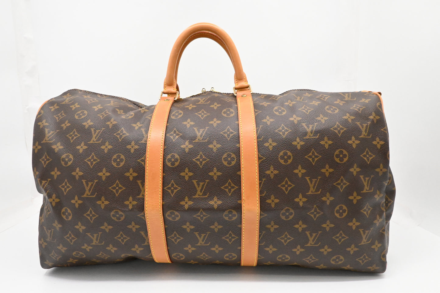 Louis Vuitton Keepall 55 Bandouliere Monogram Canvas Travel Bag Canvas 4