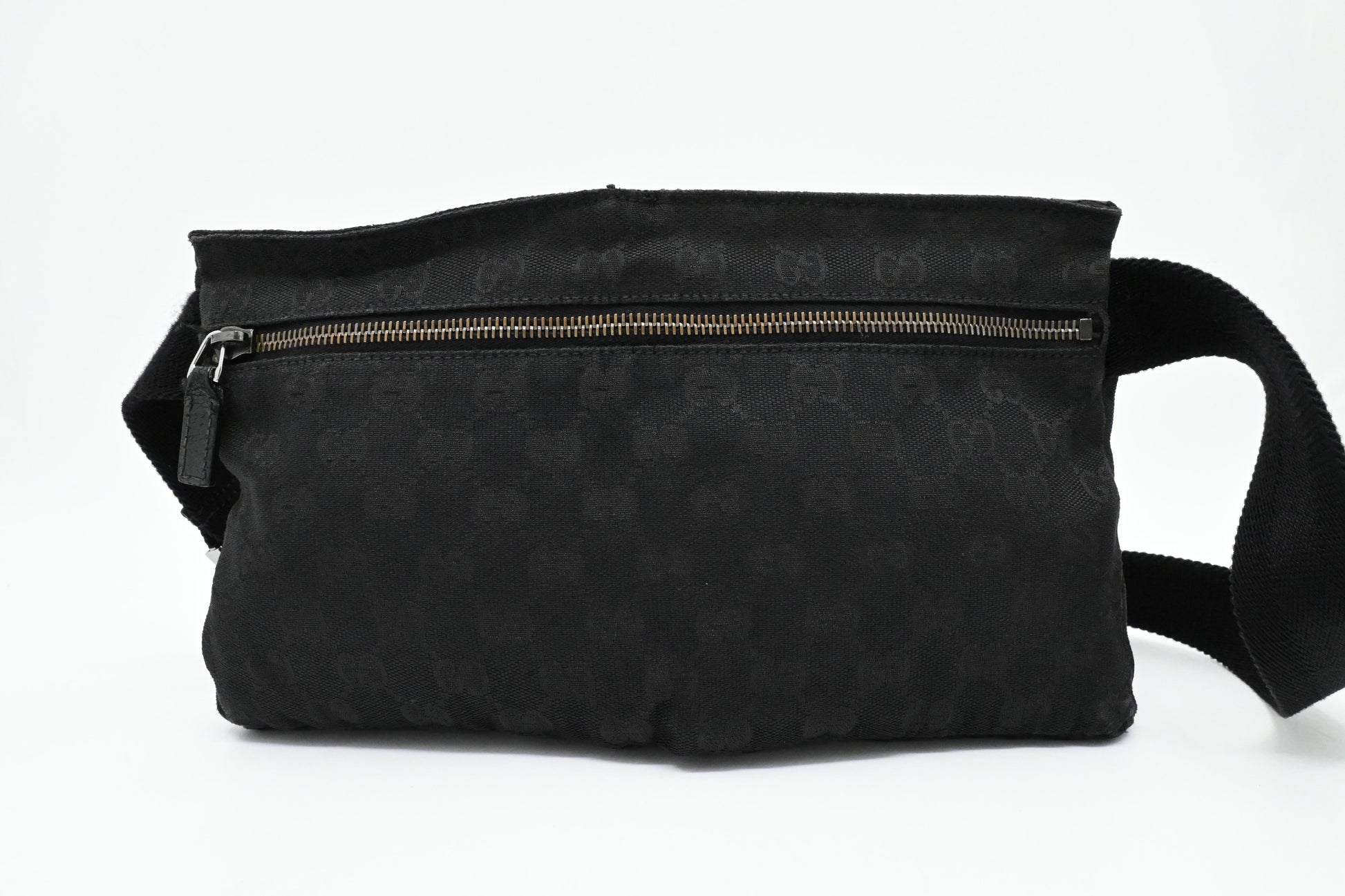 Gucci Bumbag GG Canvas Black Handbag