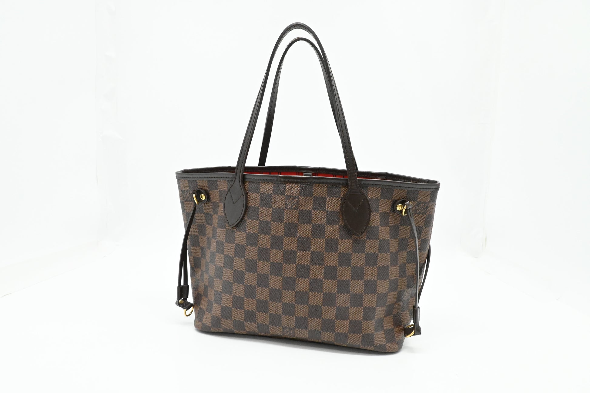 Louis Vuitton Neverfull PM Ebene Damier Canvas Tote Bag Canvas 2
