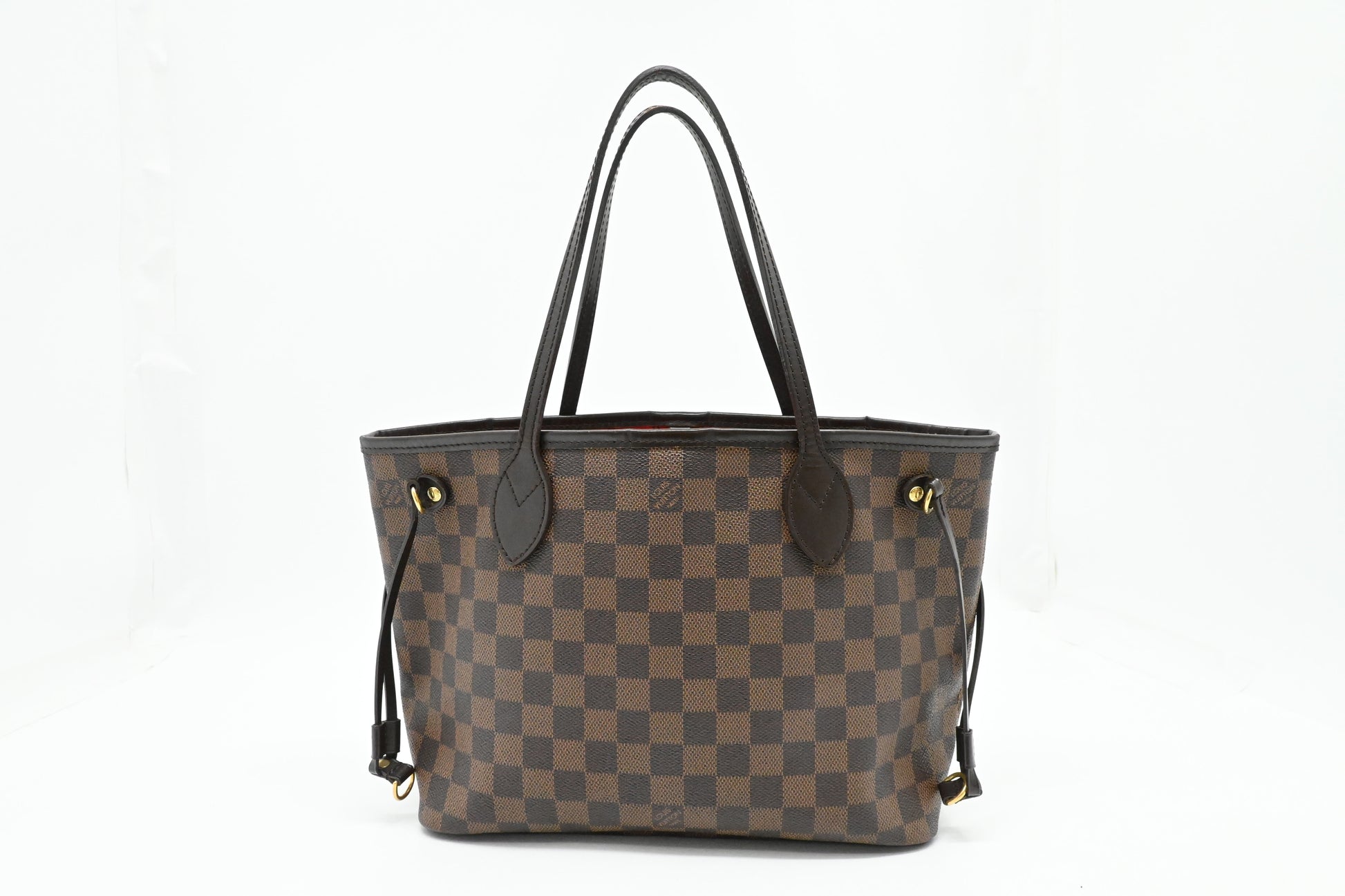Louis Vuitton Neverfull PM Ebene Damier Canvas Tote Bag Canvas 2