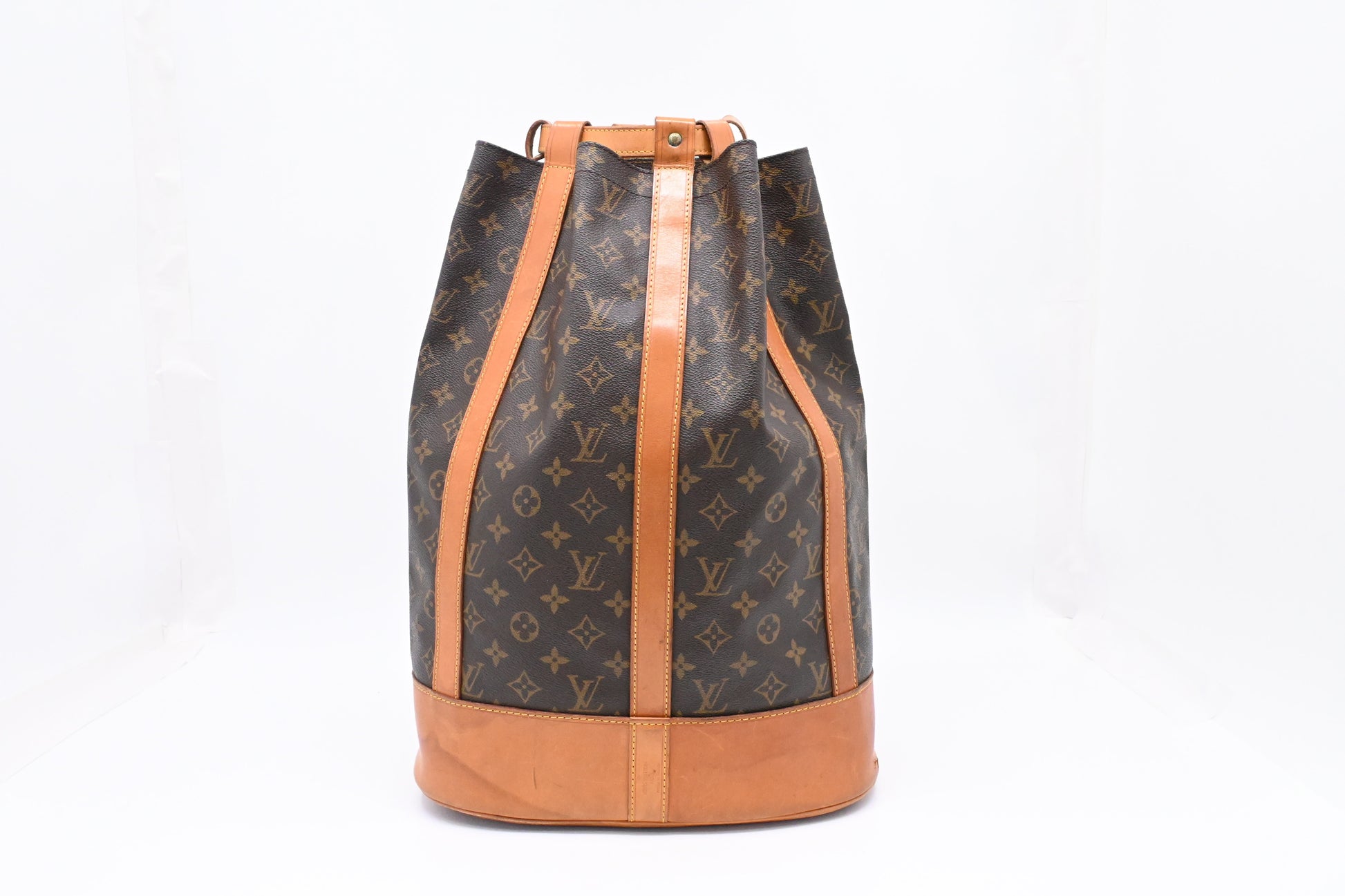Louis Vuitton Randonnee Monogram GM Canvas Handbag In Monof