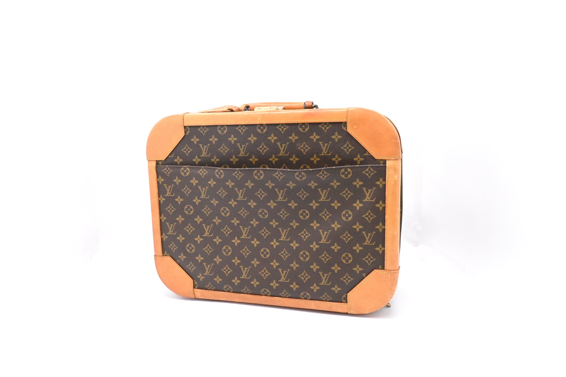 Louis Vuitton Stratos 50 Monogram Canvas Handbag Canvas 1