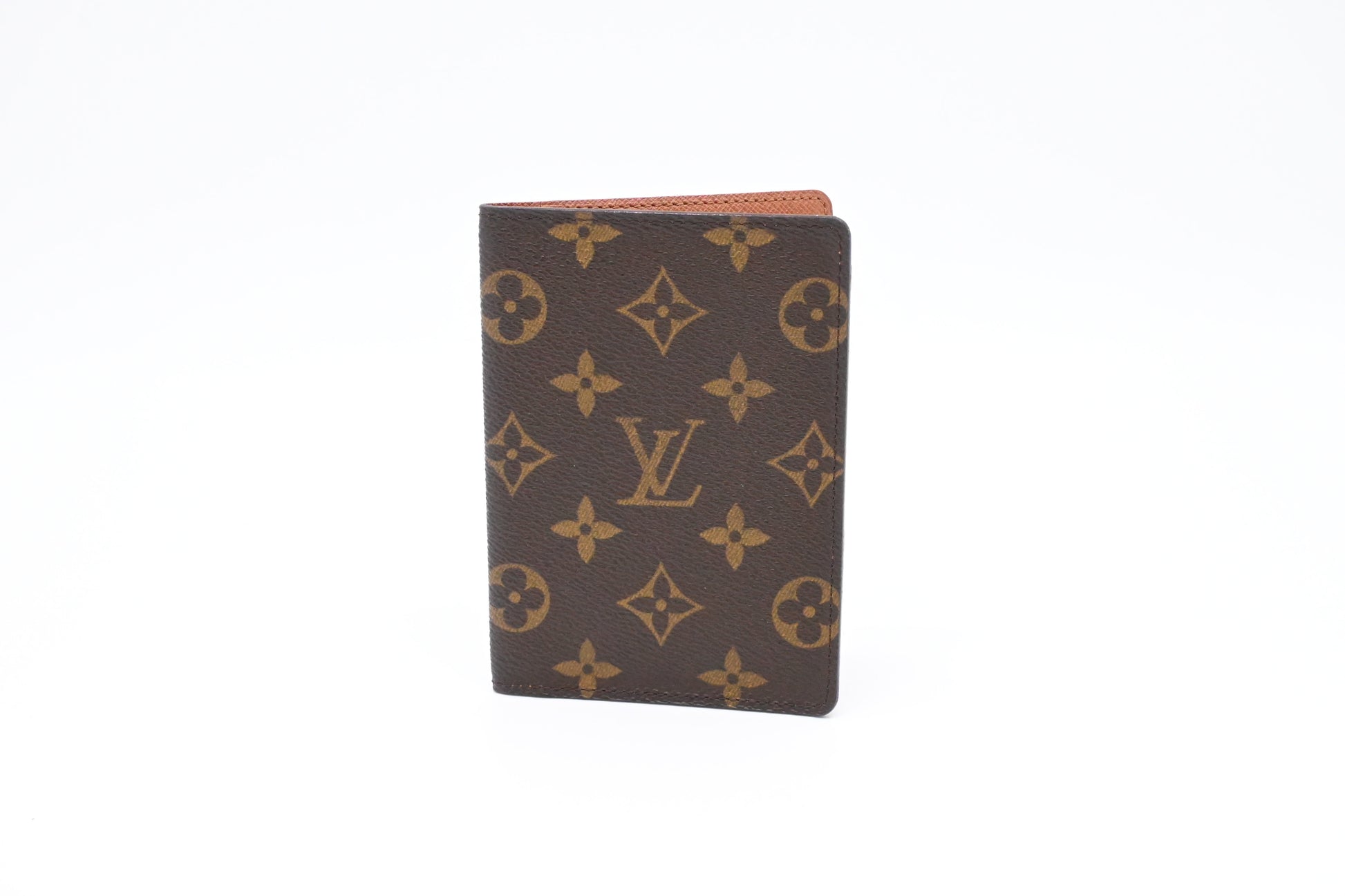 Louis Vuitton Passport Cover Monogram Canvas Wallet Case Canvas 3