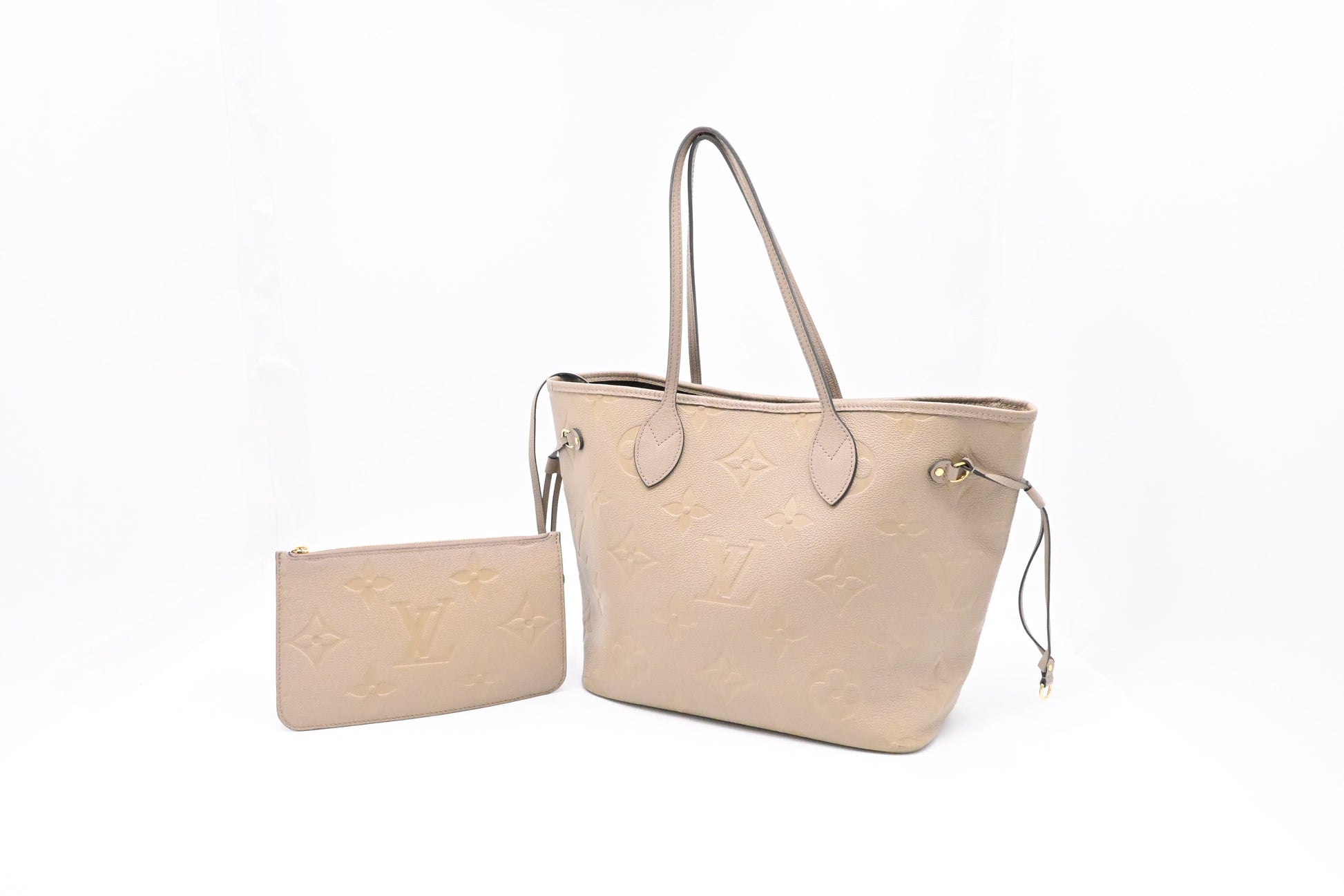 Louis Vuitton Neverfull MM Turtledove Empreinte Leather Tote Bag Leather 2
