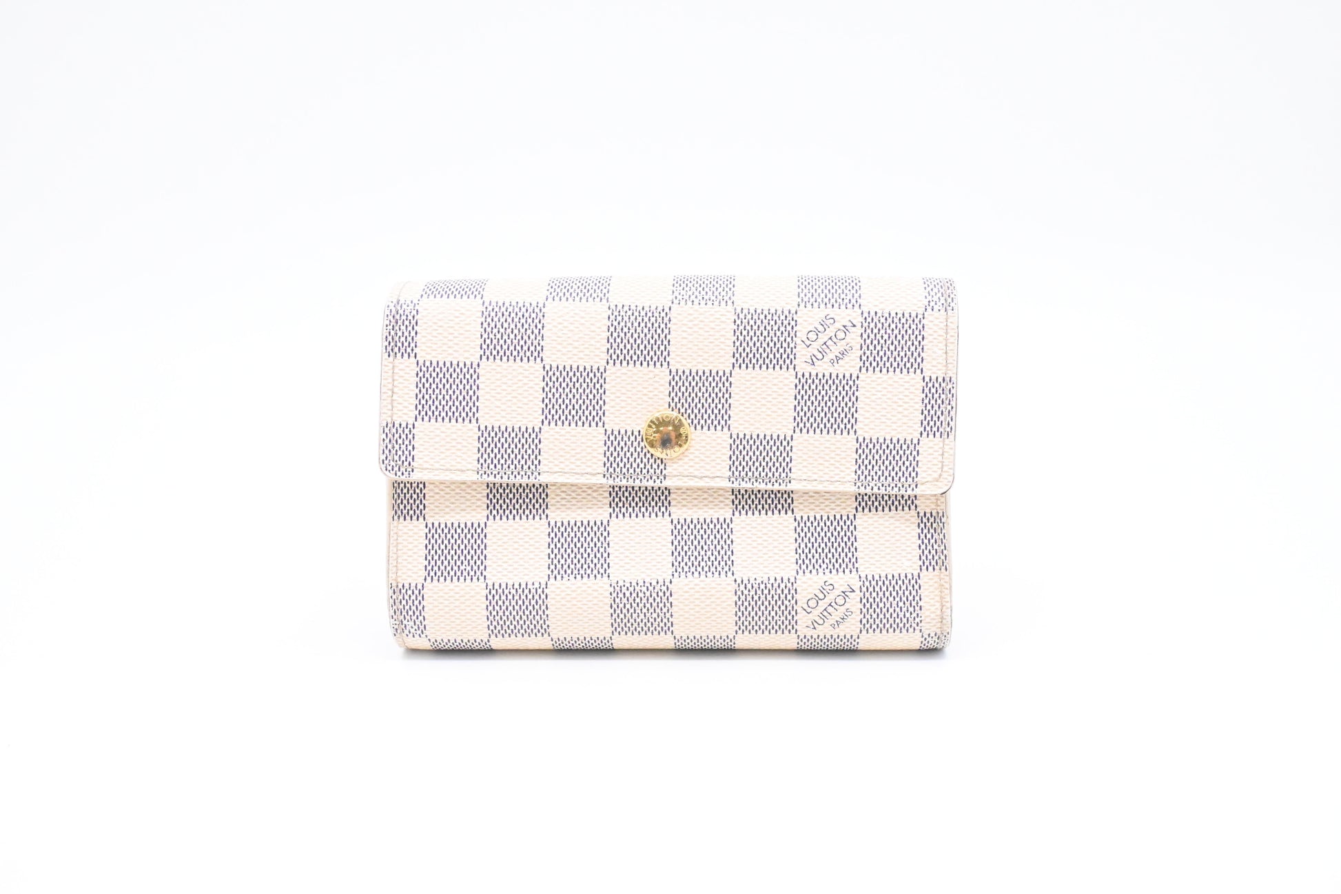 Louis Vuitton Alexandra Azur Monogram Damier Canvas Wallet Case