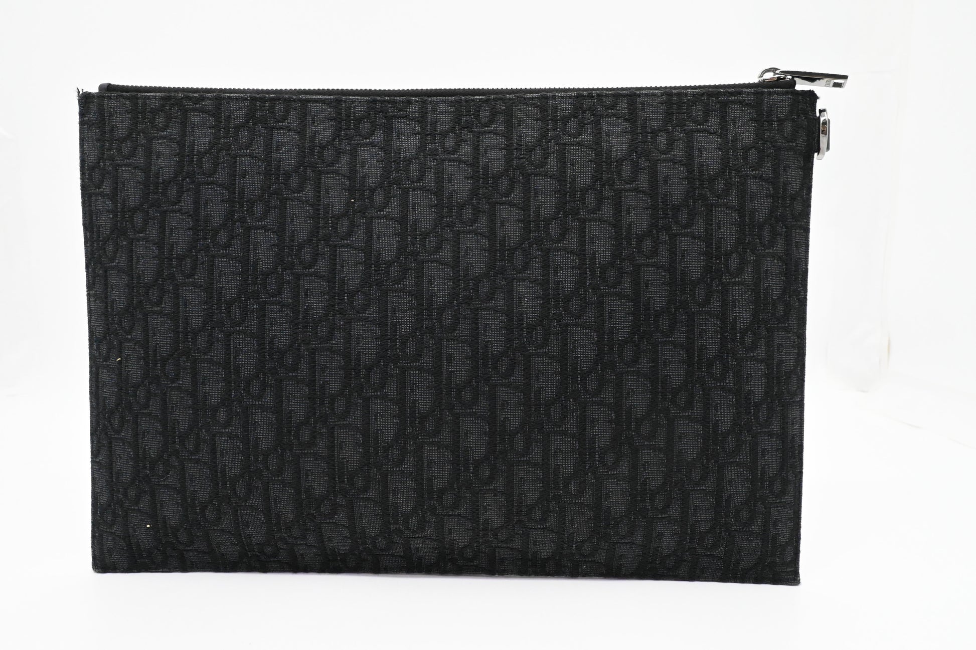 Dior Clutch In Oblique Handbag Canvas Black Clutch Bag