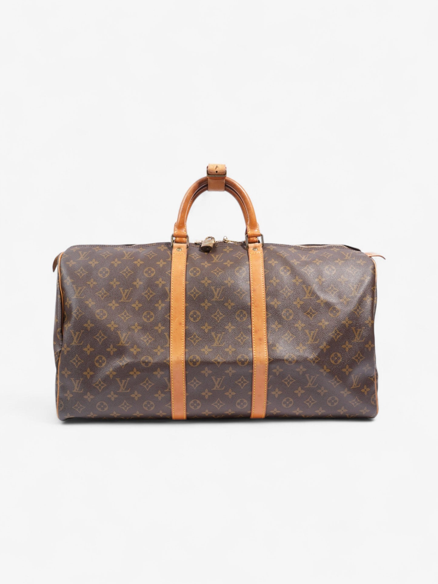 Louis Vuitton Keepall Coated 55 Monogram Canvas Coated Canvas Apparel Canvas 202