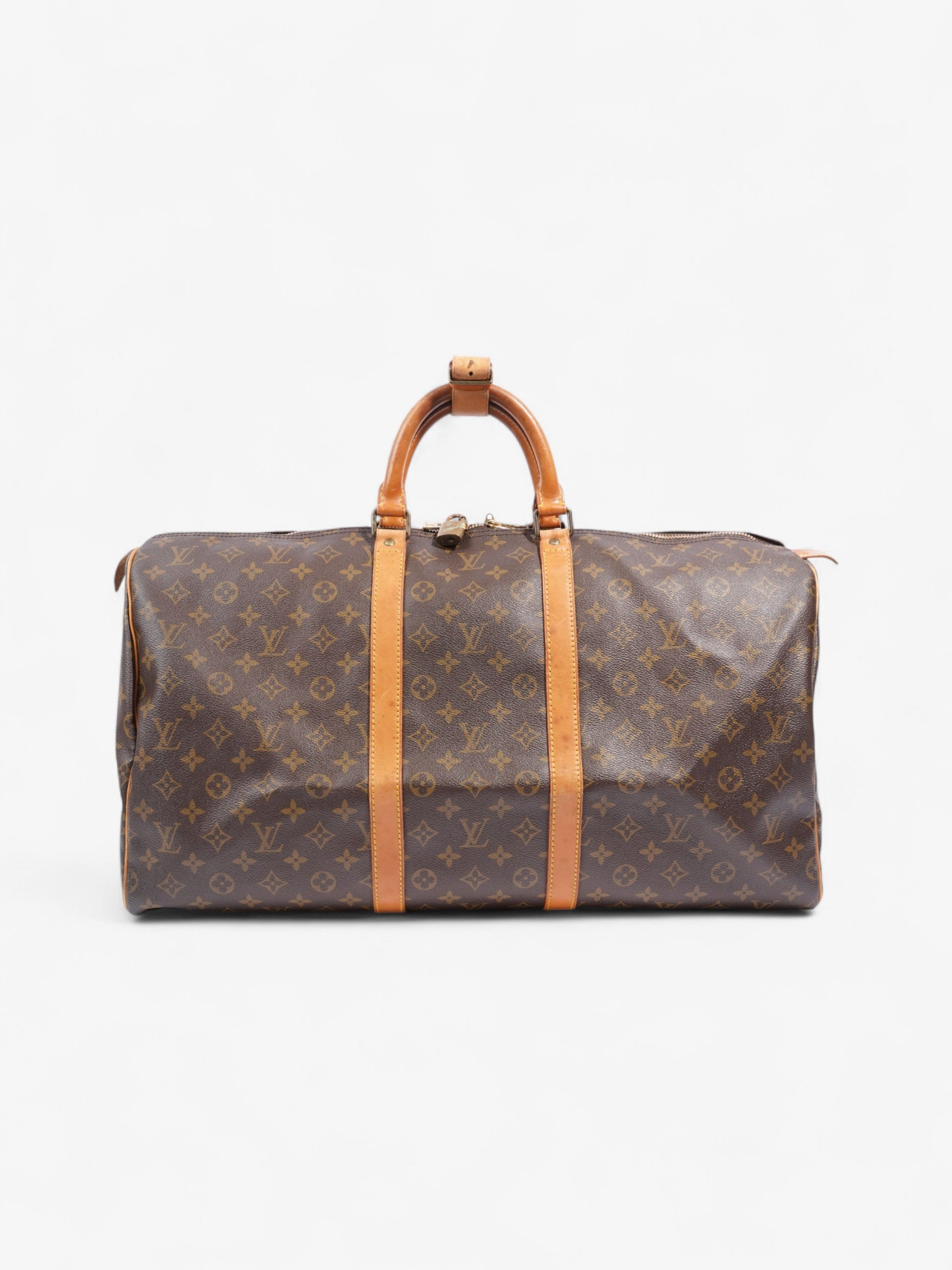 Louis Vuitton Keepall Coated 55 Monogram Canvas Coated Canvas Apparel Canvas 202