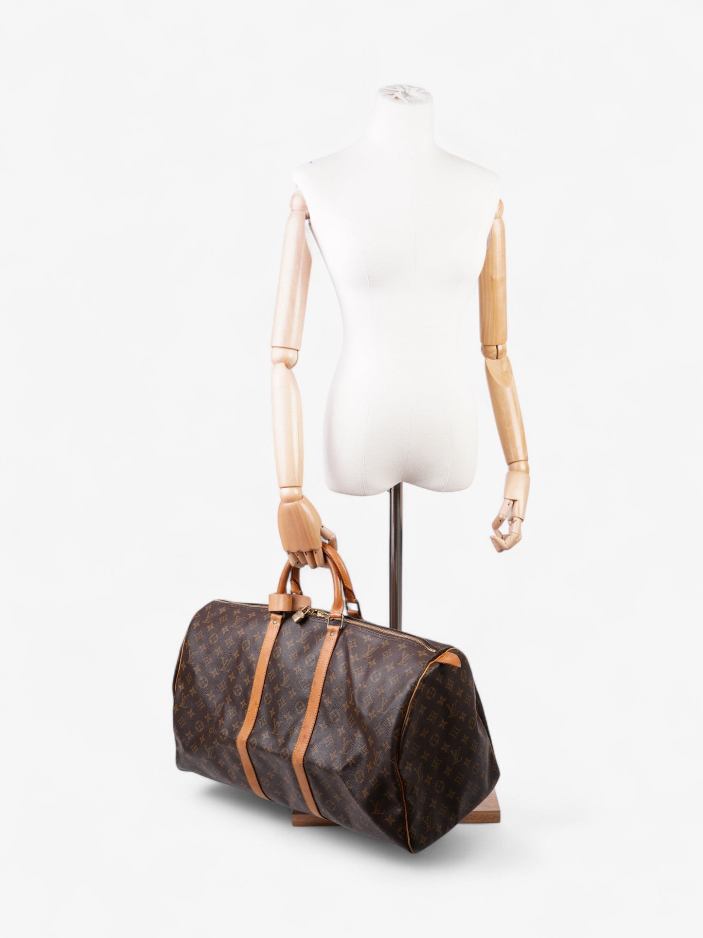 Louis Vuitton Keepall Coated 55 Monogram Canvas Coated Canvas Apparel Canvas 202