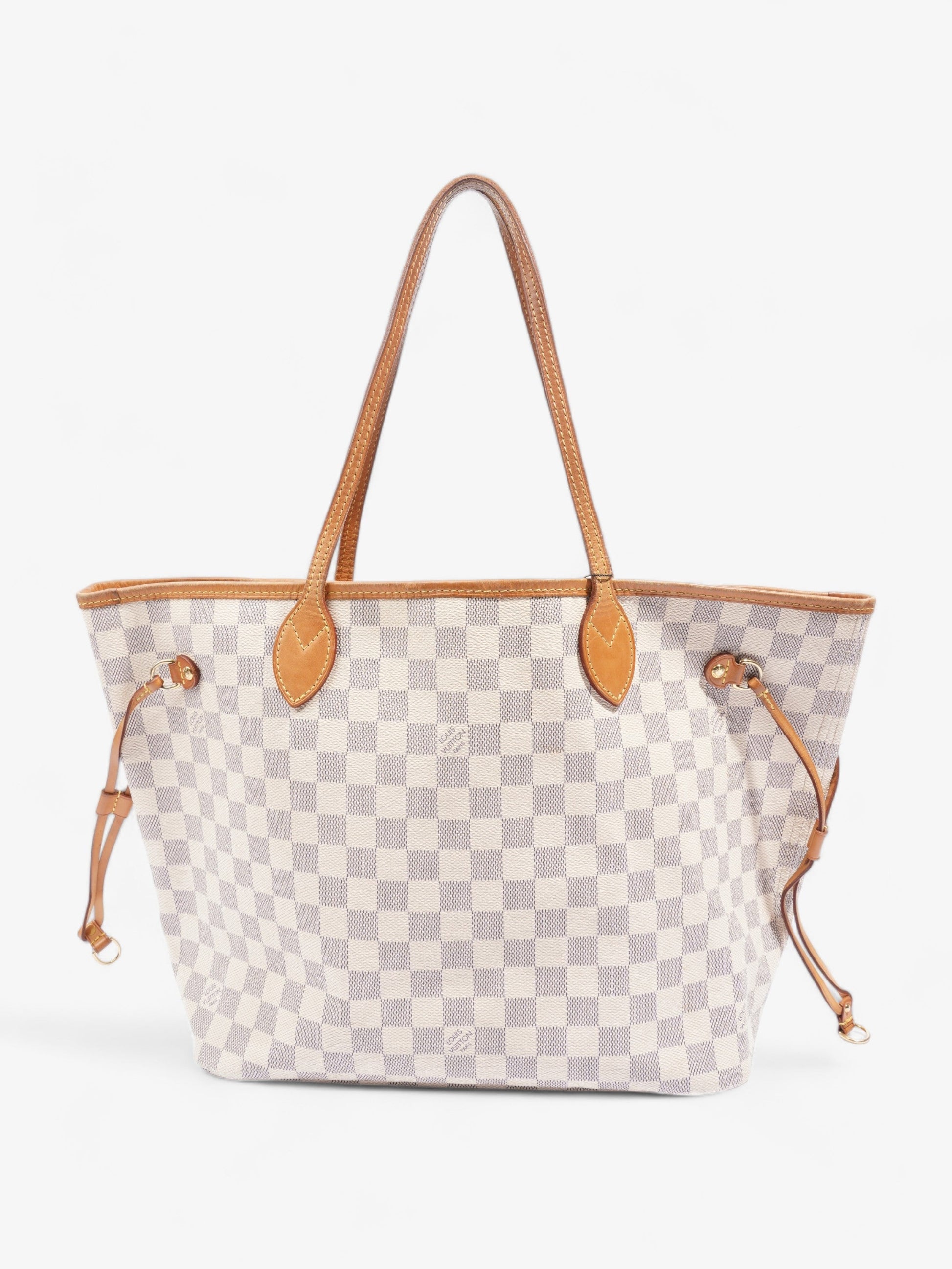 Louis Vuitton Neverfull MM Azur Coated Damier Canvas Coated Canvas Apparel