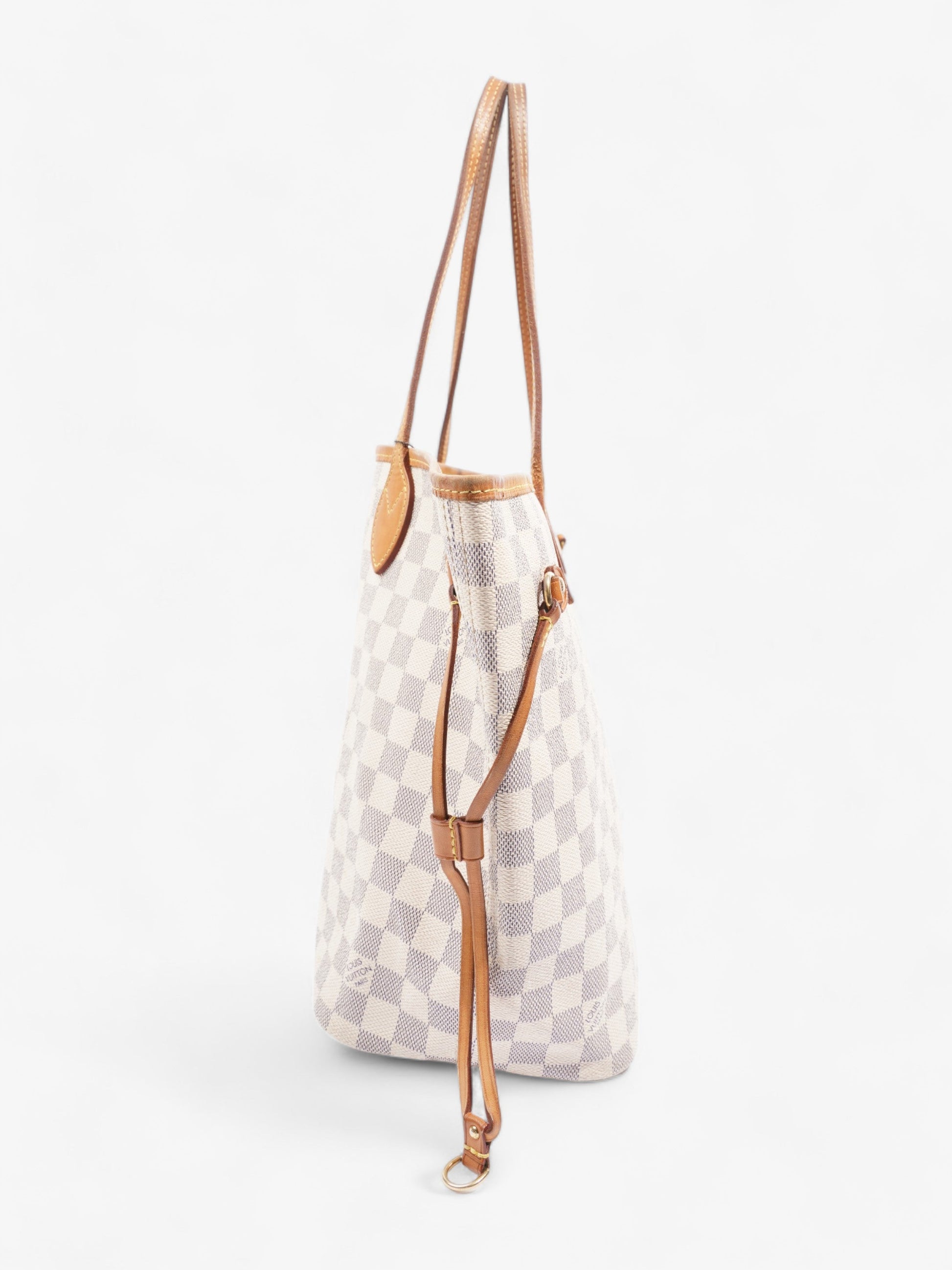 Louis Vuitton Neverfull MM Azur Coated Damier Canvas Coated Canvas Apparel
