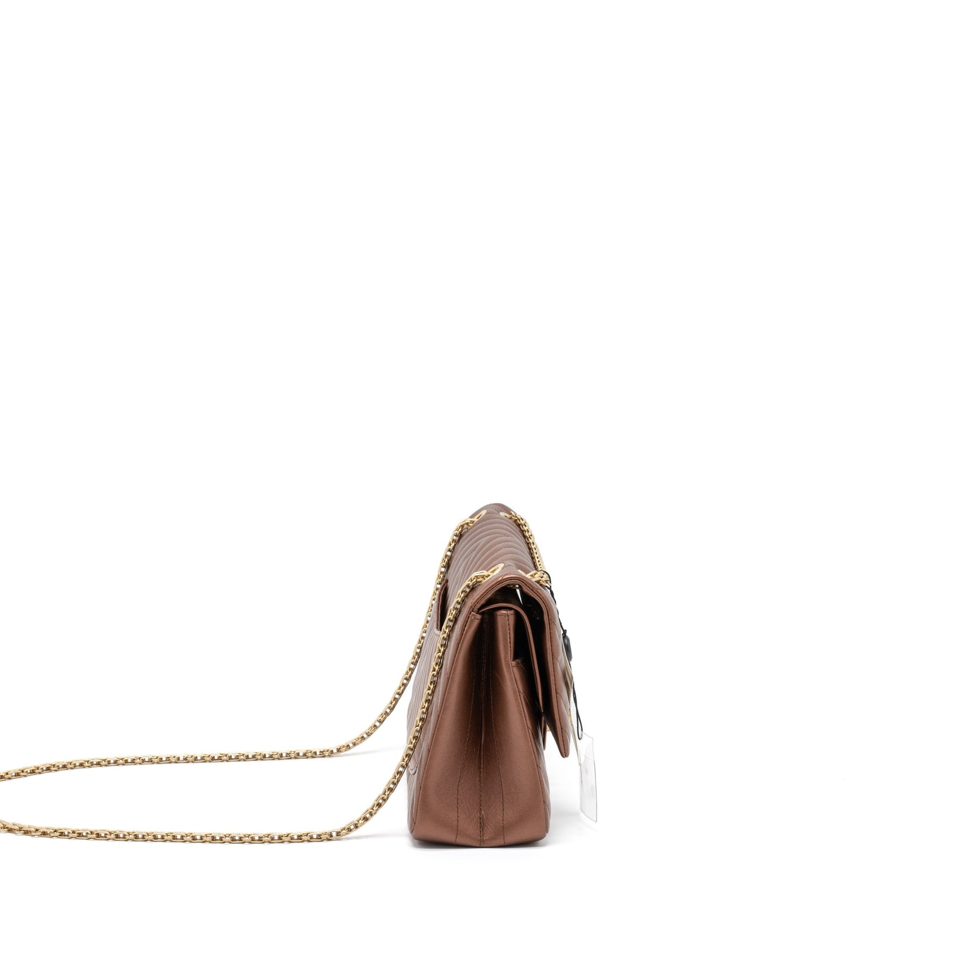 Chanel 2.55 226 Reissue Flap Chevron Aged Gold Shoulder Bag