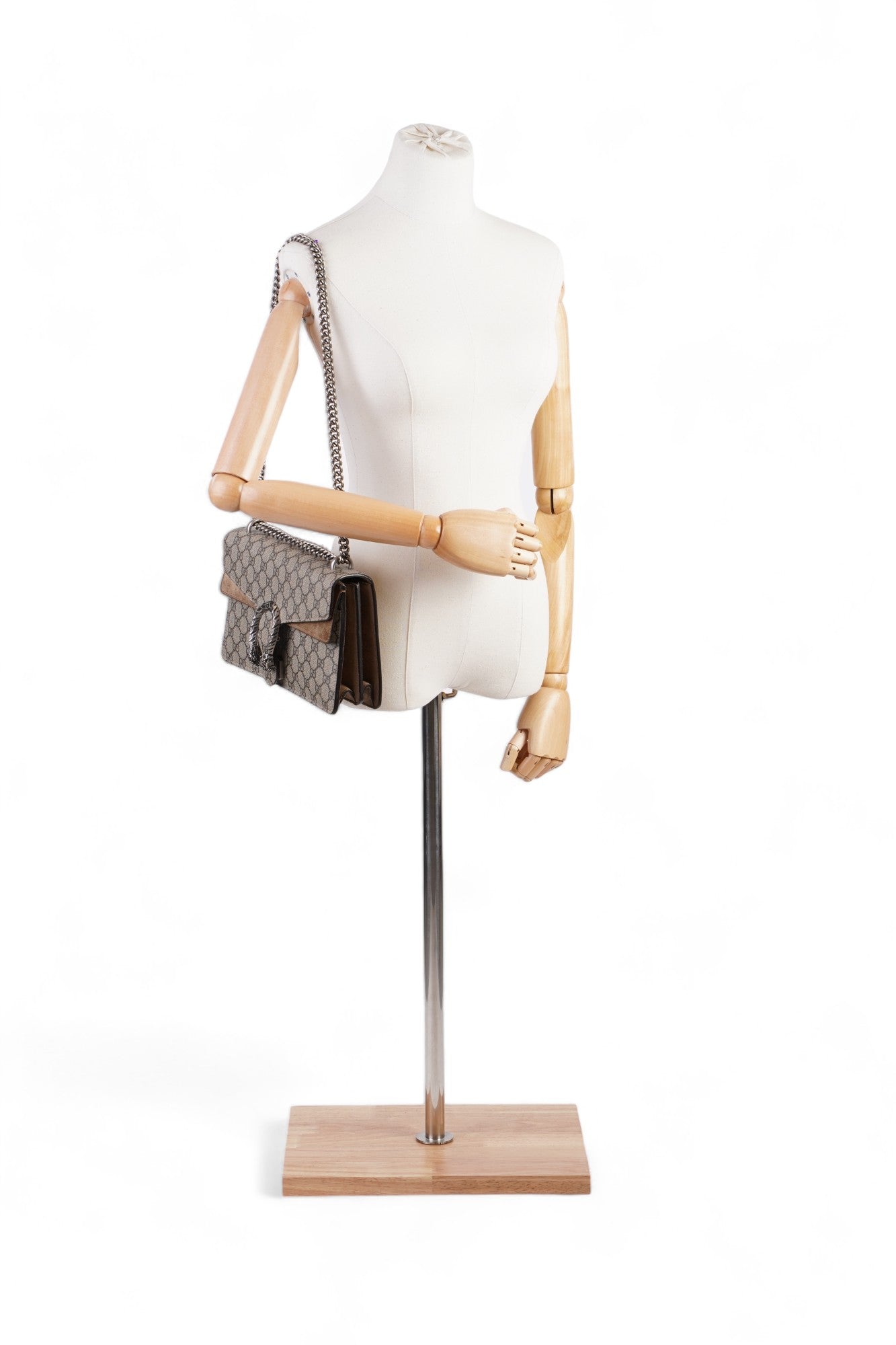 Gucci Dionysus Supreme Coated Shoulder Bag Canvas Medium