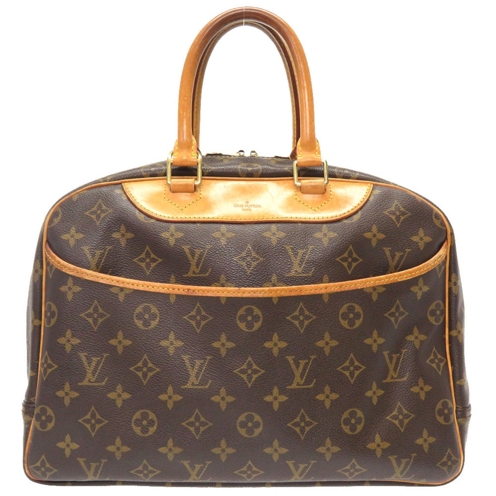 Louis Vuitton M47270 Deauville Monogram Canvas Brown Handbag