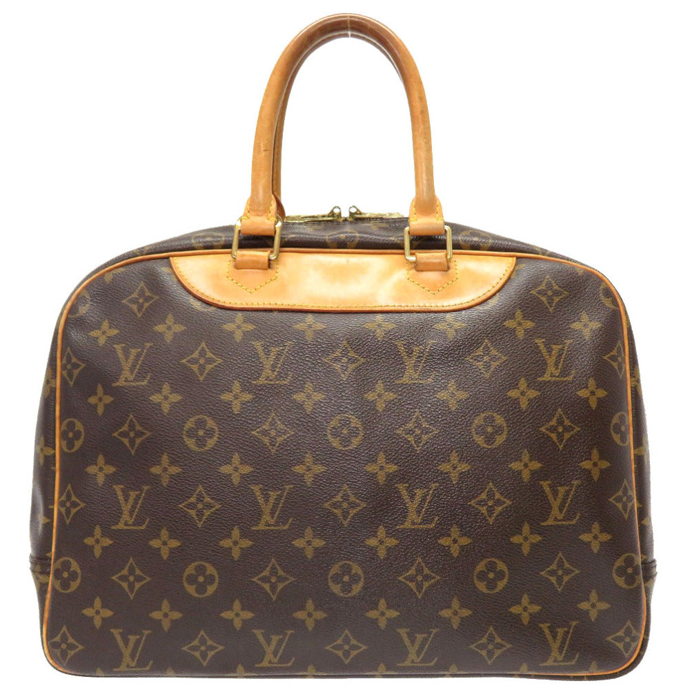Louis Vuitton M47270 Deauville Monogram Canvas Brown Handbag