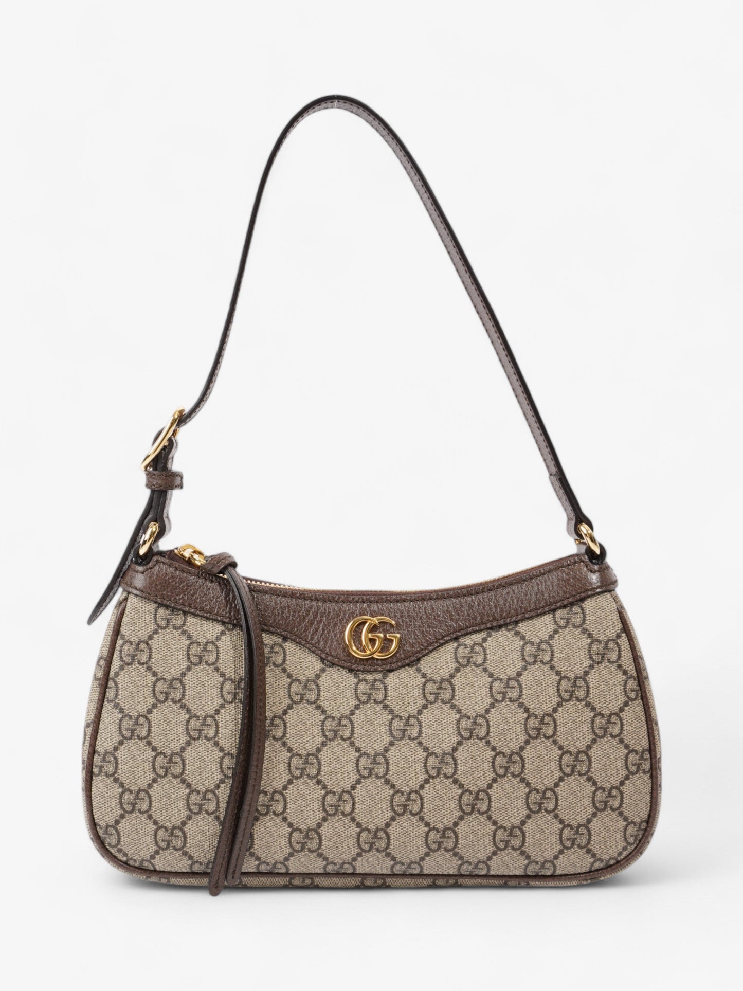 Gucci Ophidia Supreme Shoulder Bag Canvas Brown Canvas Small
