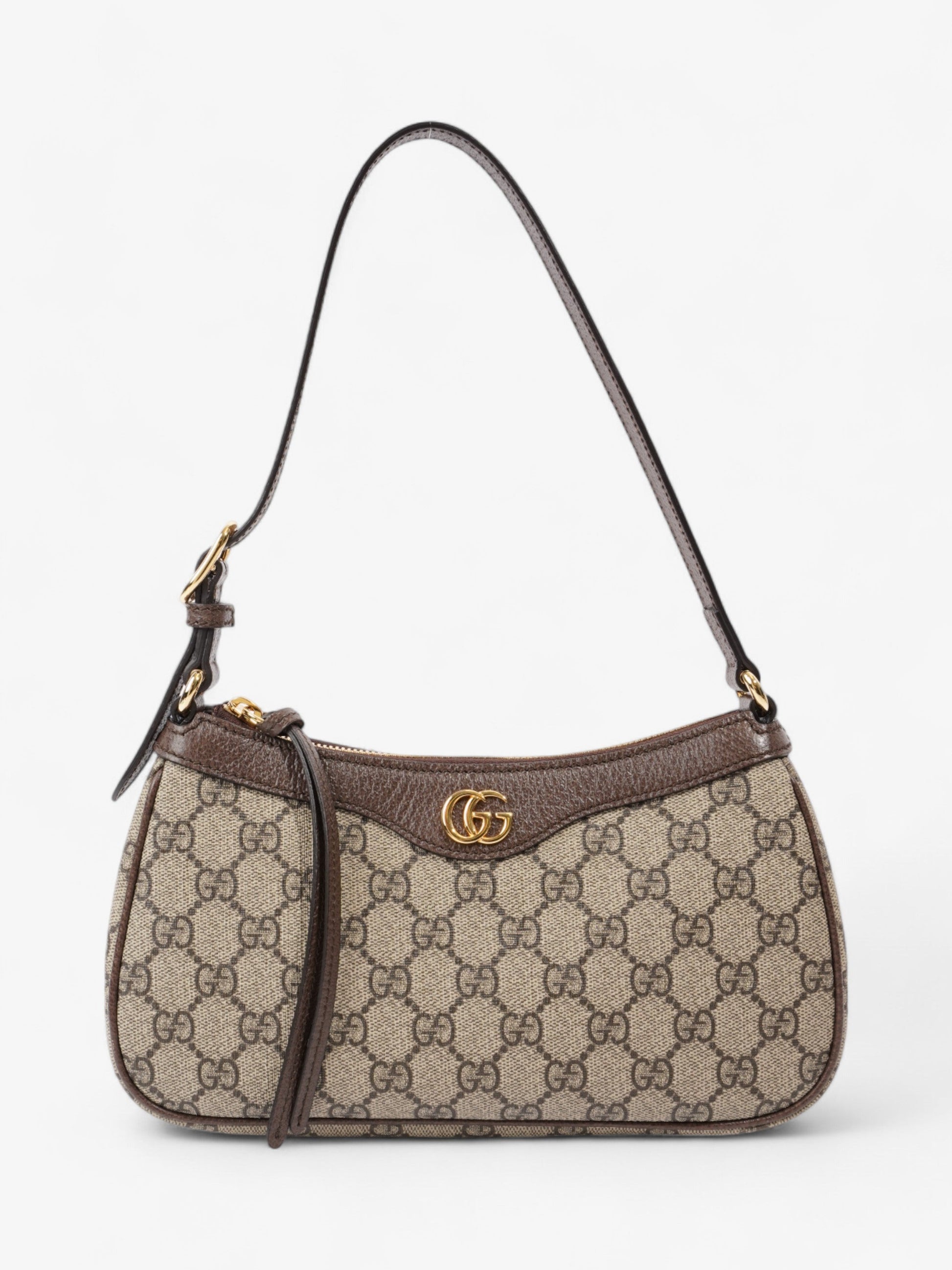 Gucci Ophidia Supreme Shoulder Bag Canvas Brown Canvas Small