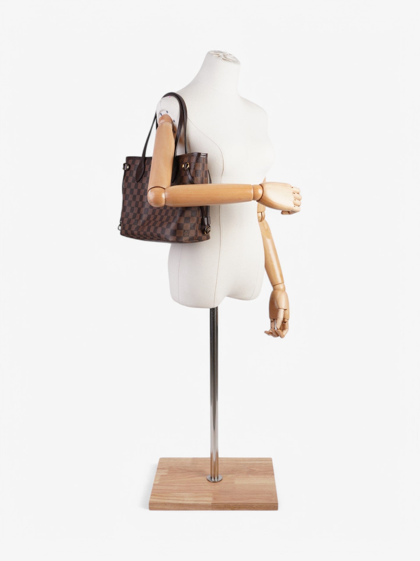 Louis Vuitton Neverfull Ebene Coated PM Damier Canvas Coated Canvas Apparel Pm 14