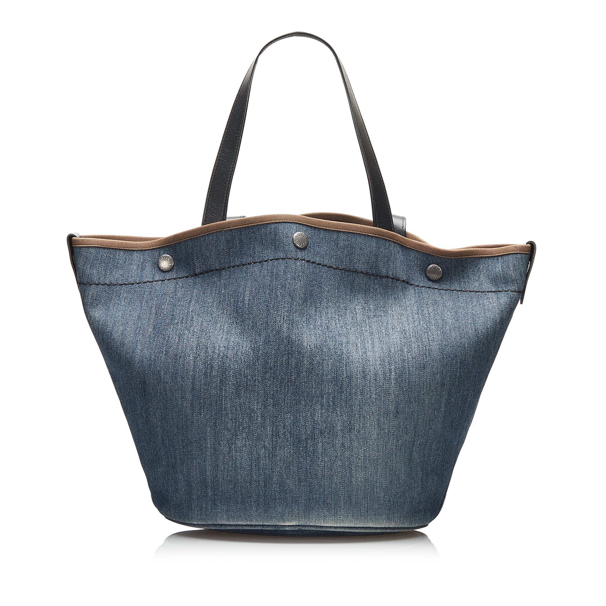 Prada Shopper Tote Bag Blue