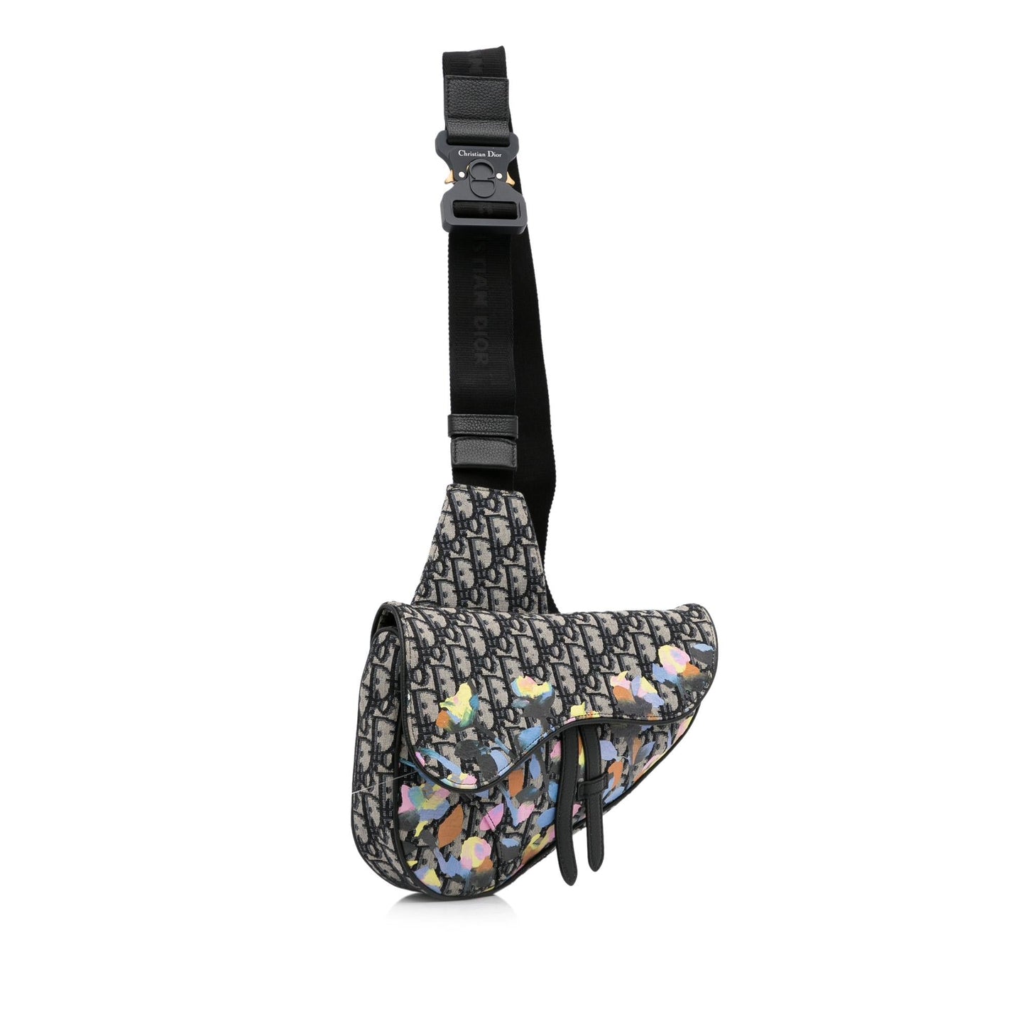Dior Alex Foxton Oblique Saddle Crossbody Bag Shg 9Mrcrm
