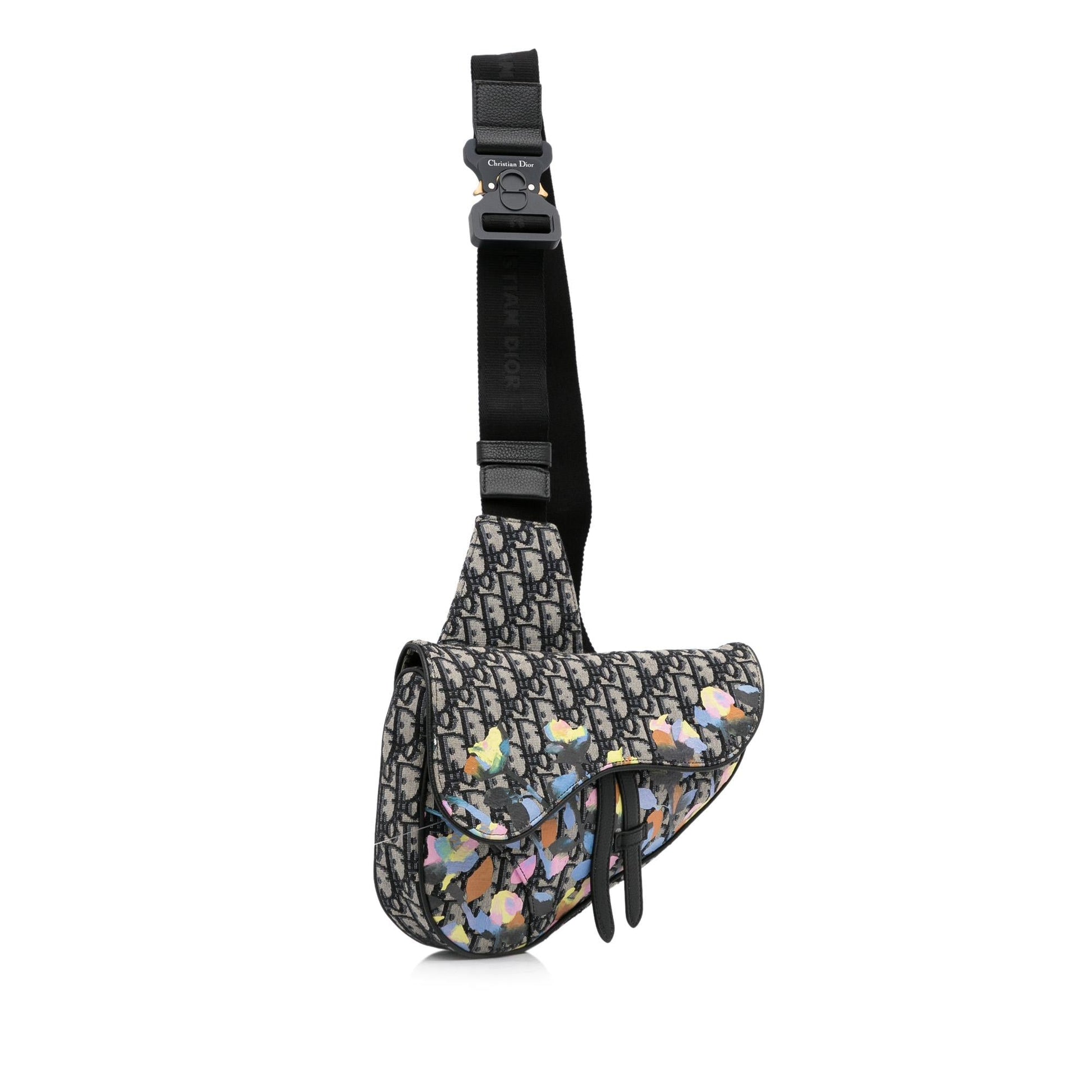 Dior Alex Foxton Oblique Saddle Crossbody Bag Shg 9Mrcrm