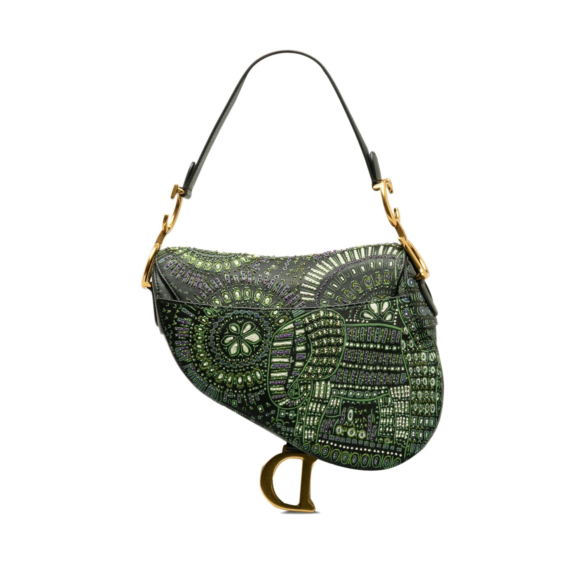 Dior Animals Beaded Saddle Shg Oos8Ku Shoulder Bag