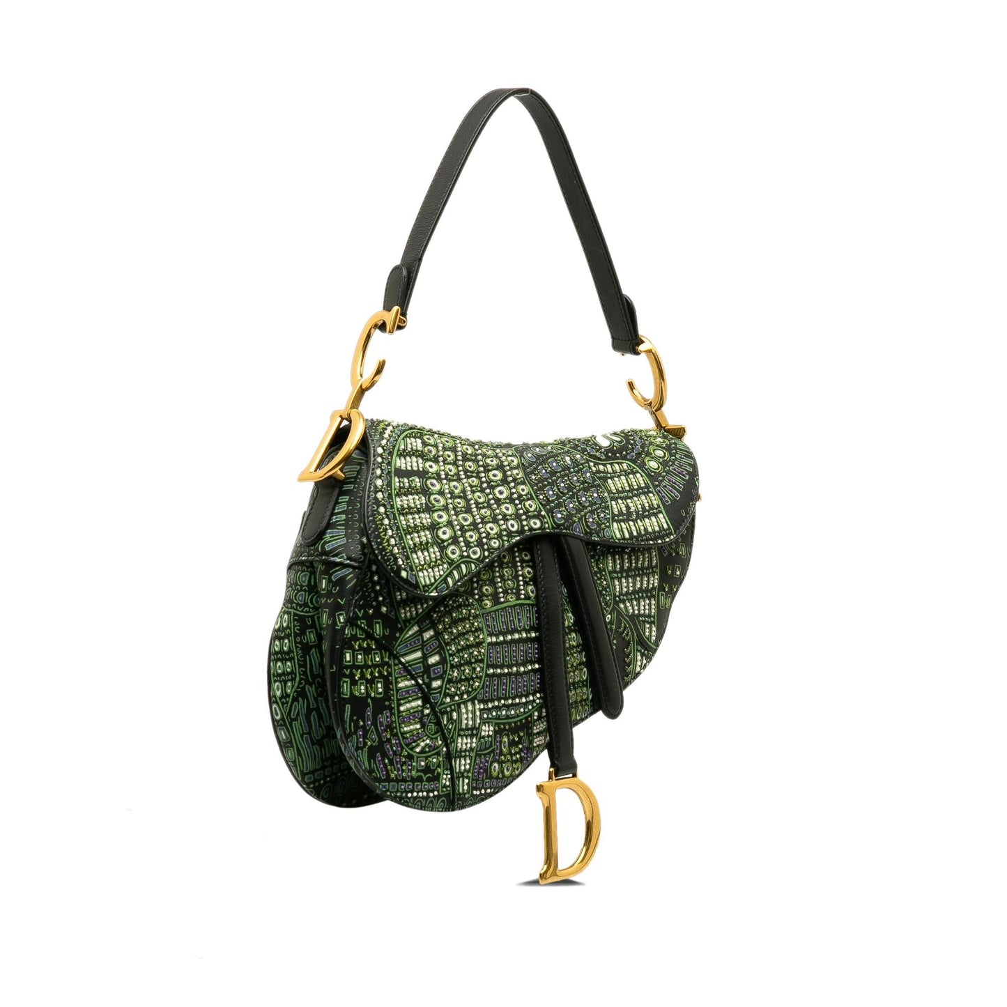 Dior Animals Beaded Saddle Shg Oos8Ku Shoulder Bag