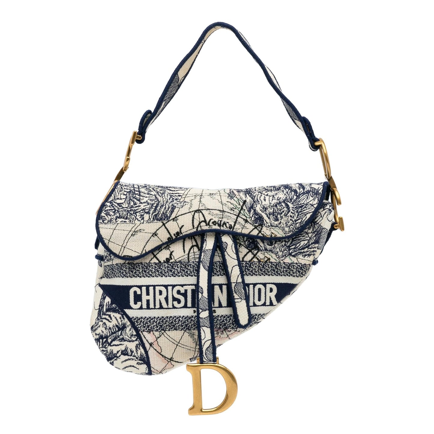 Dior Around The World Saddle Bag Shg Te9X45 Shoulder Bag