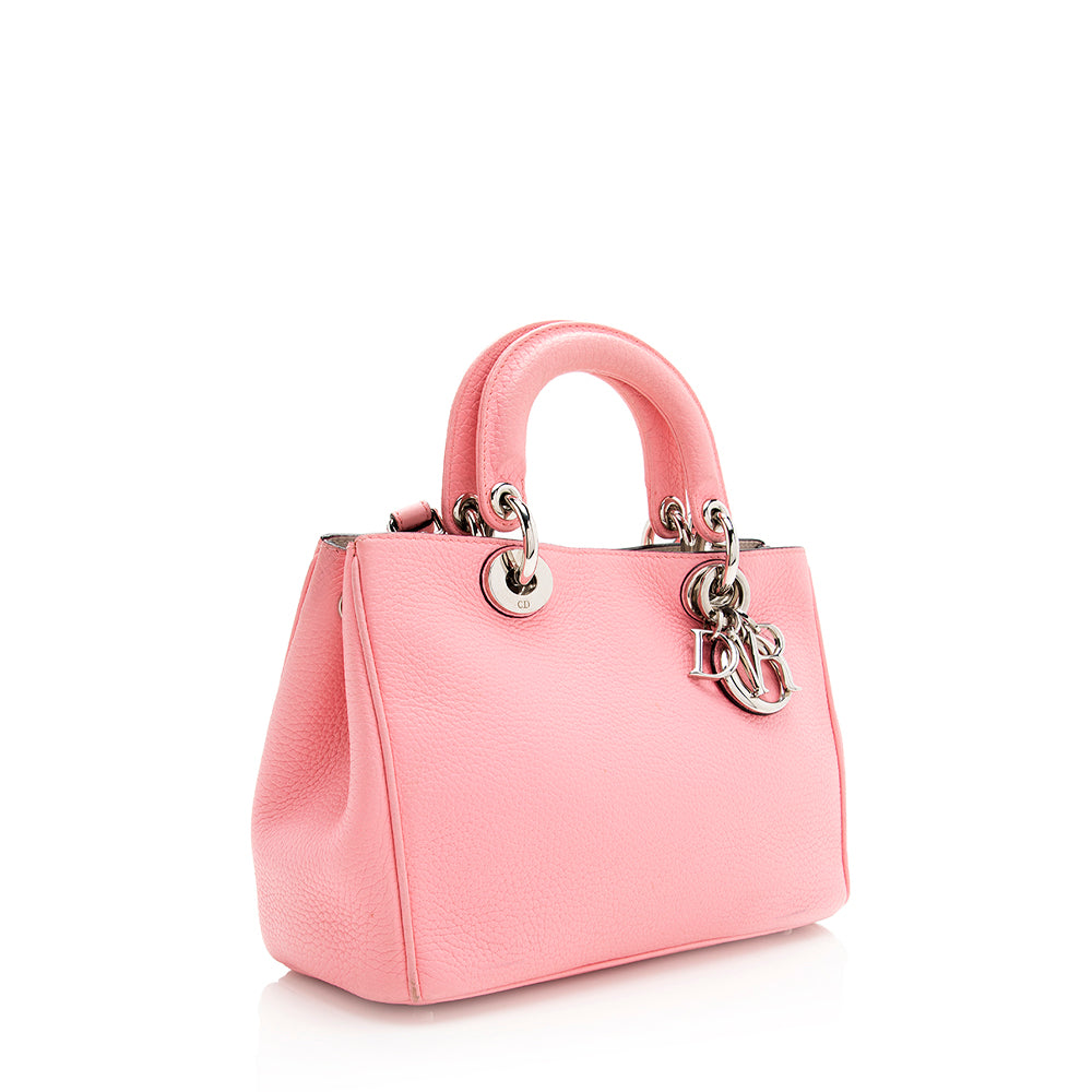 Dior Bullcalf issimo Tote Shf Leather Mini Tote Bag