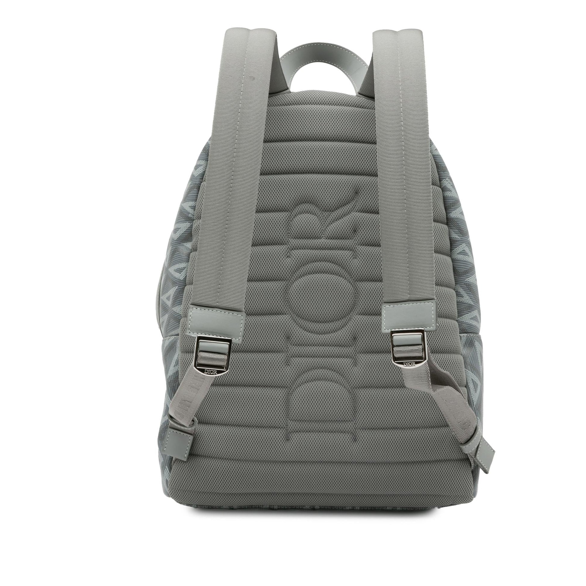 Dior Cd Diamond Rider Zipped Backpack Shg