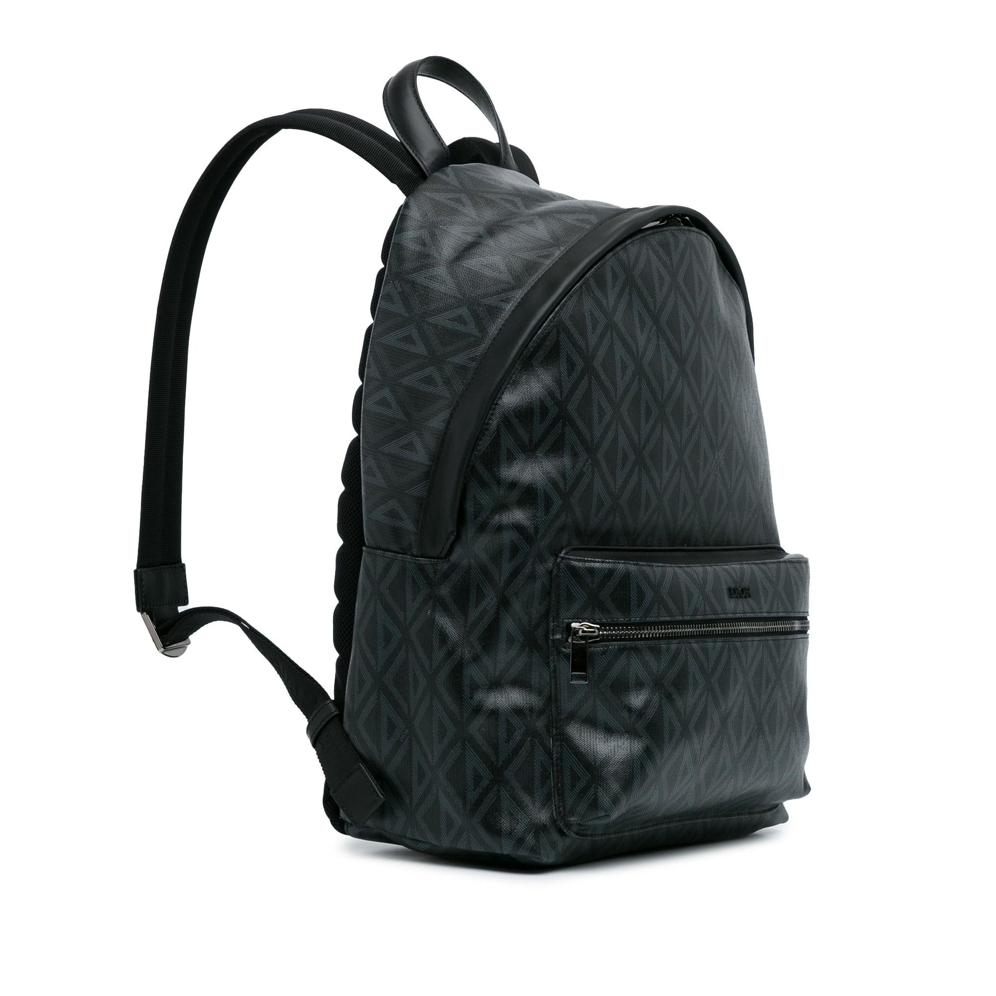 Dior Cd Diamond Rider Zipped Backpack Shg Pzmqfw