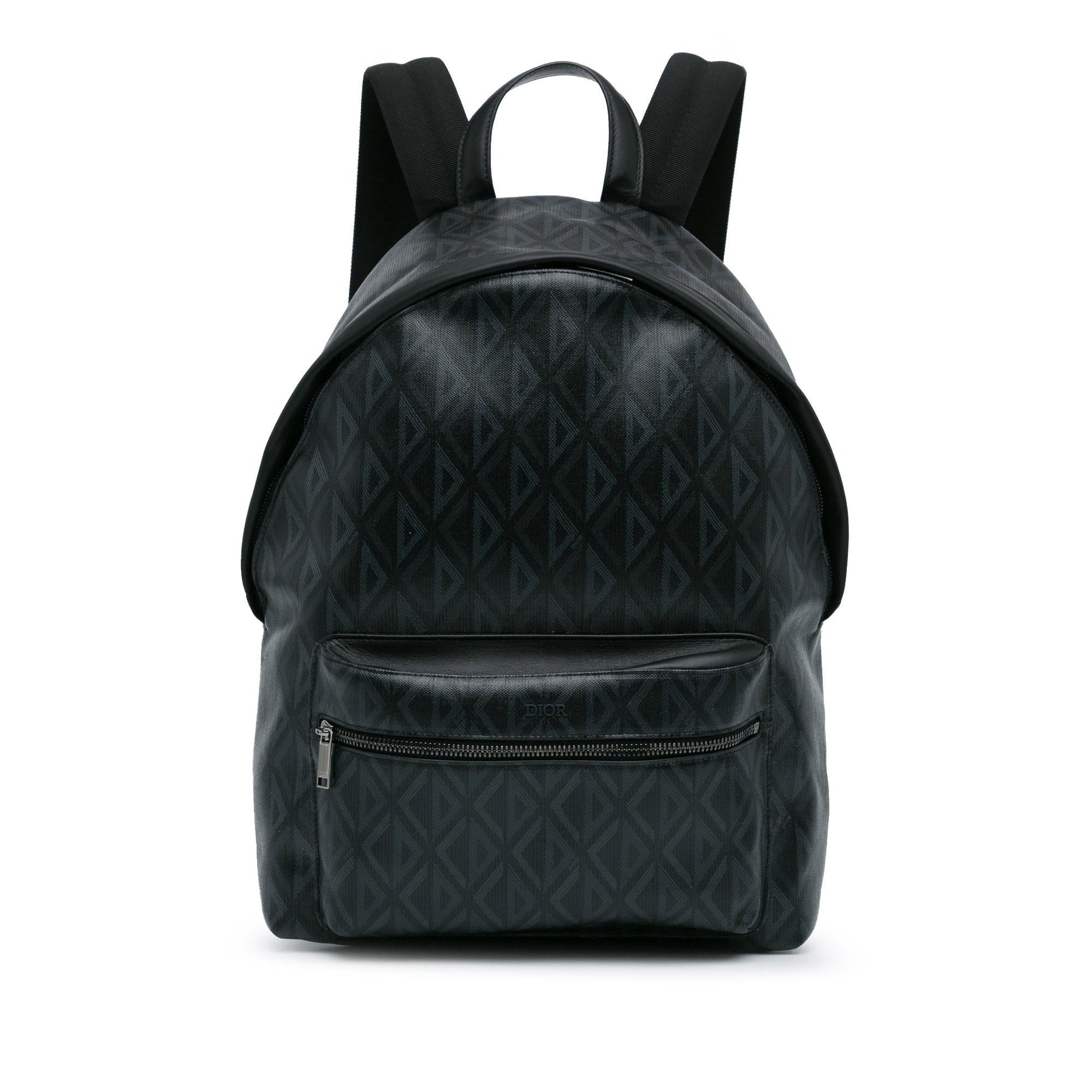 Dior Cd Diamond Rider Zipped Backpack Shg Z1B62D