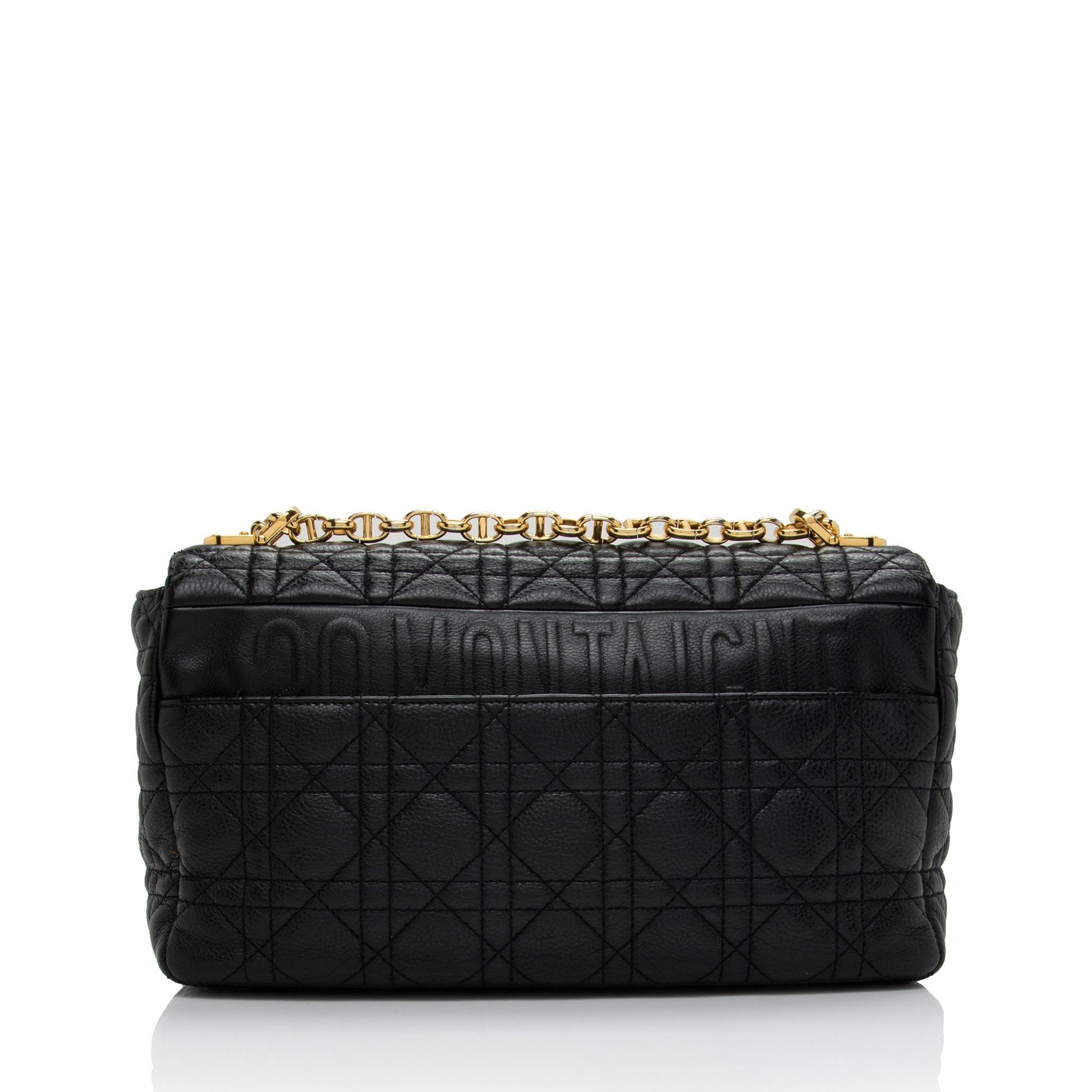Dior Cannage Calfskin Caro Shoulder Bag Shf Nckj9E Large