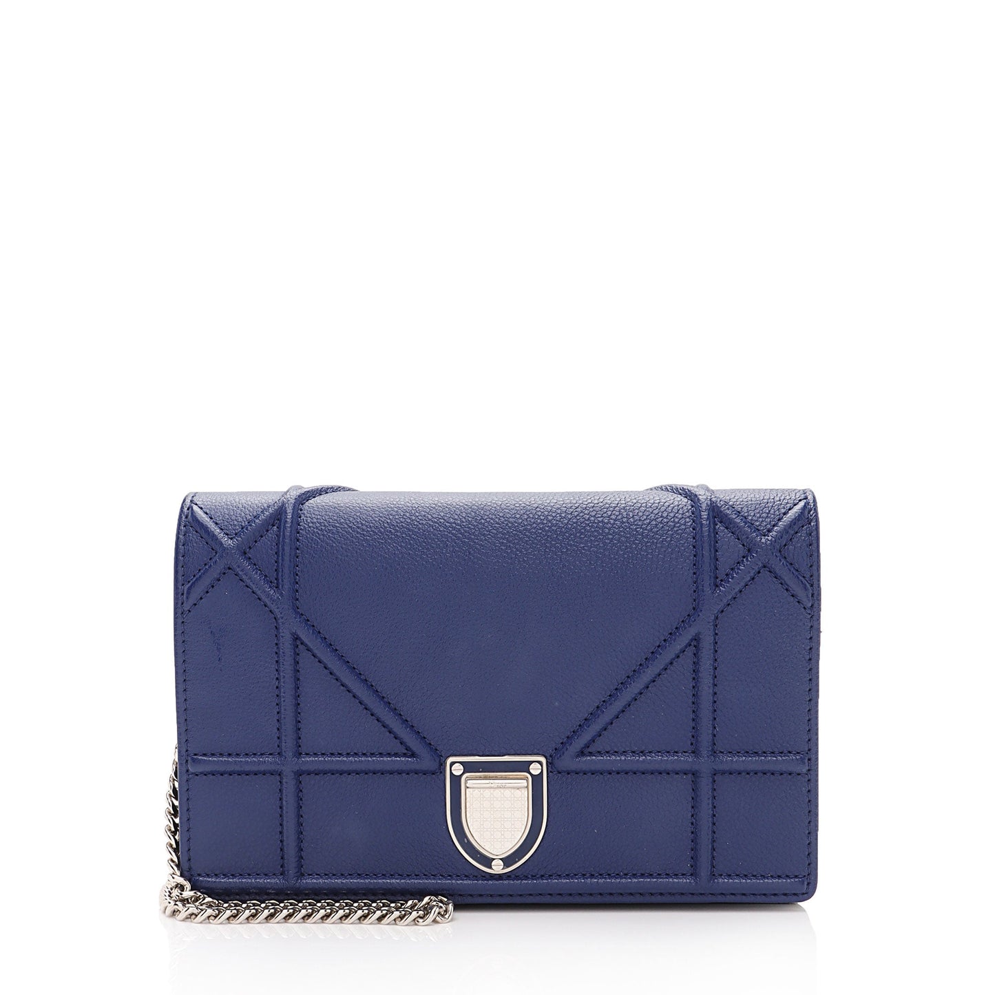 Dior Calfskin ama Wallet On Bag Chain Crossbody Bag