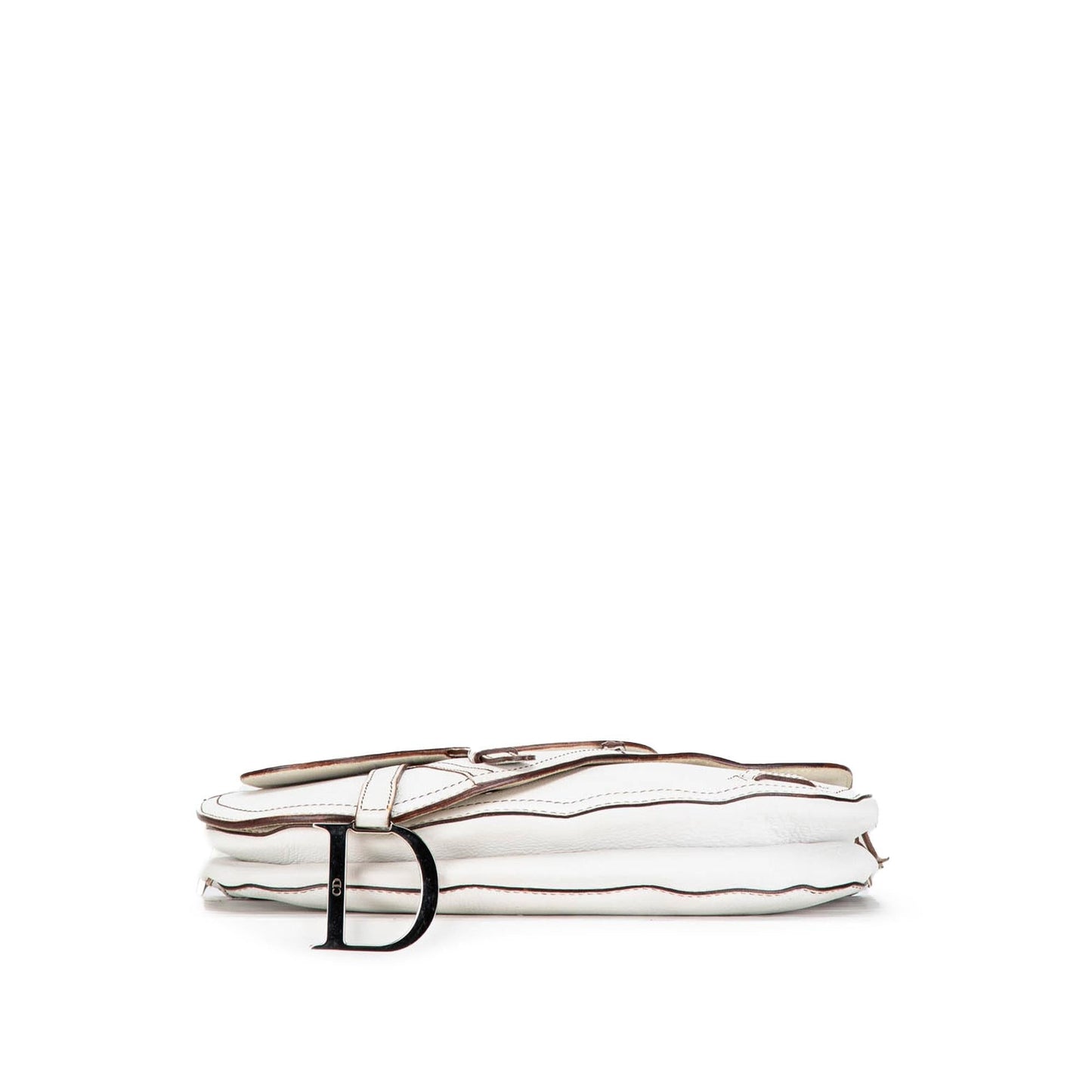 Dior Calfskin Double Saddle Crossbody Crossbody Bag