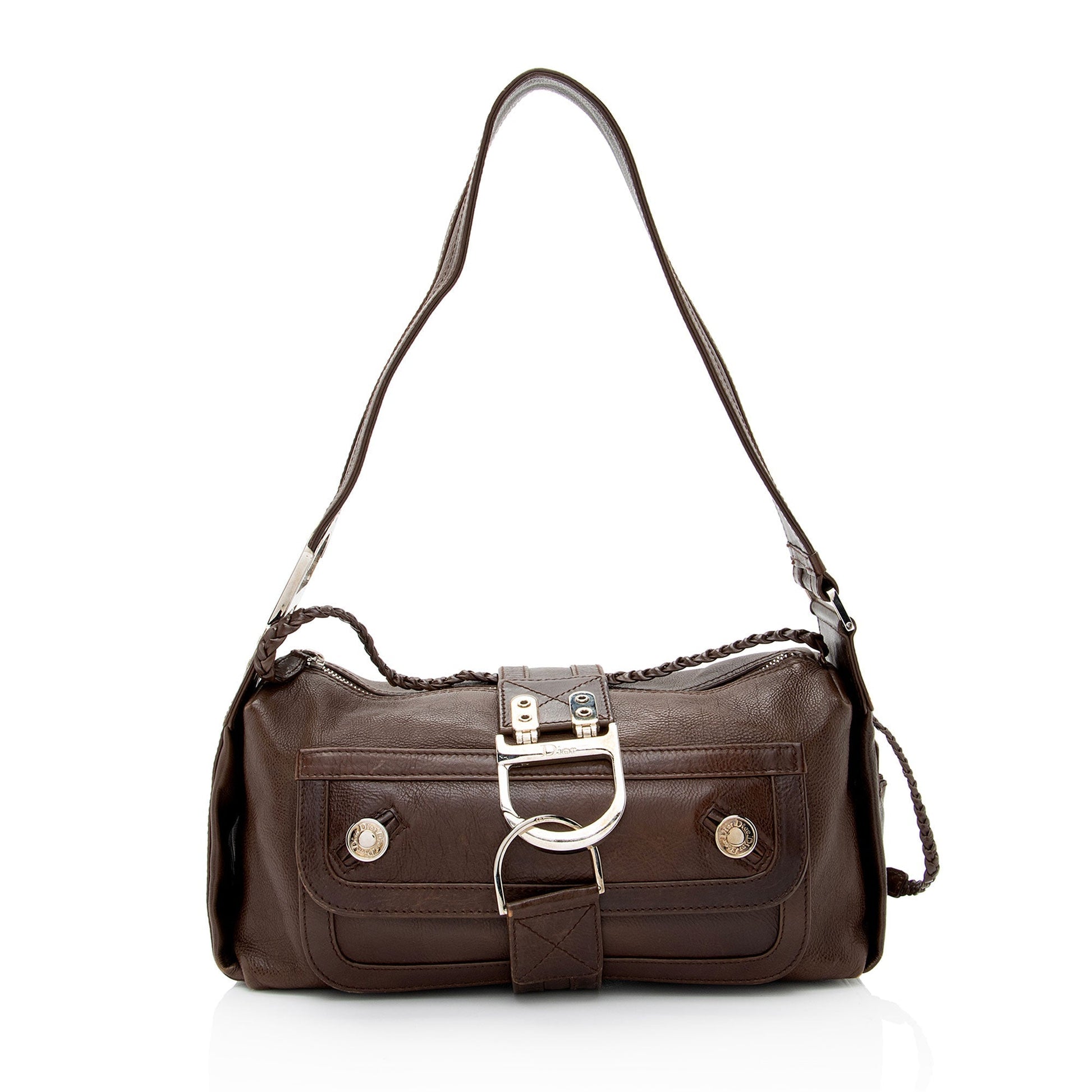 Dior Calfskin Flight E W Shoulder Bag Shf 1Wkgt6 Large