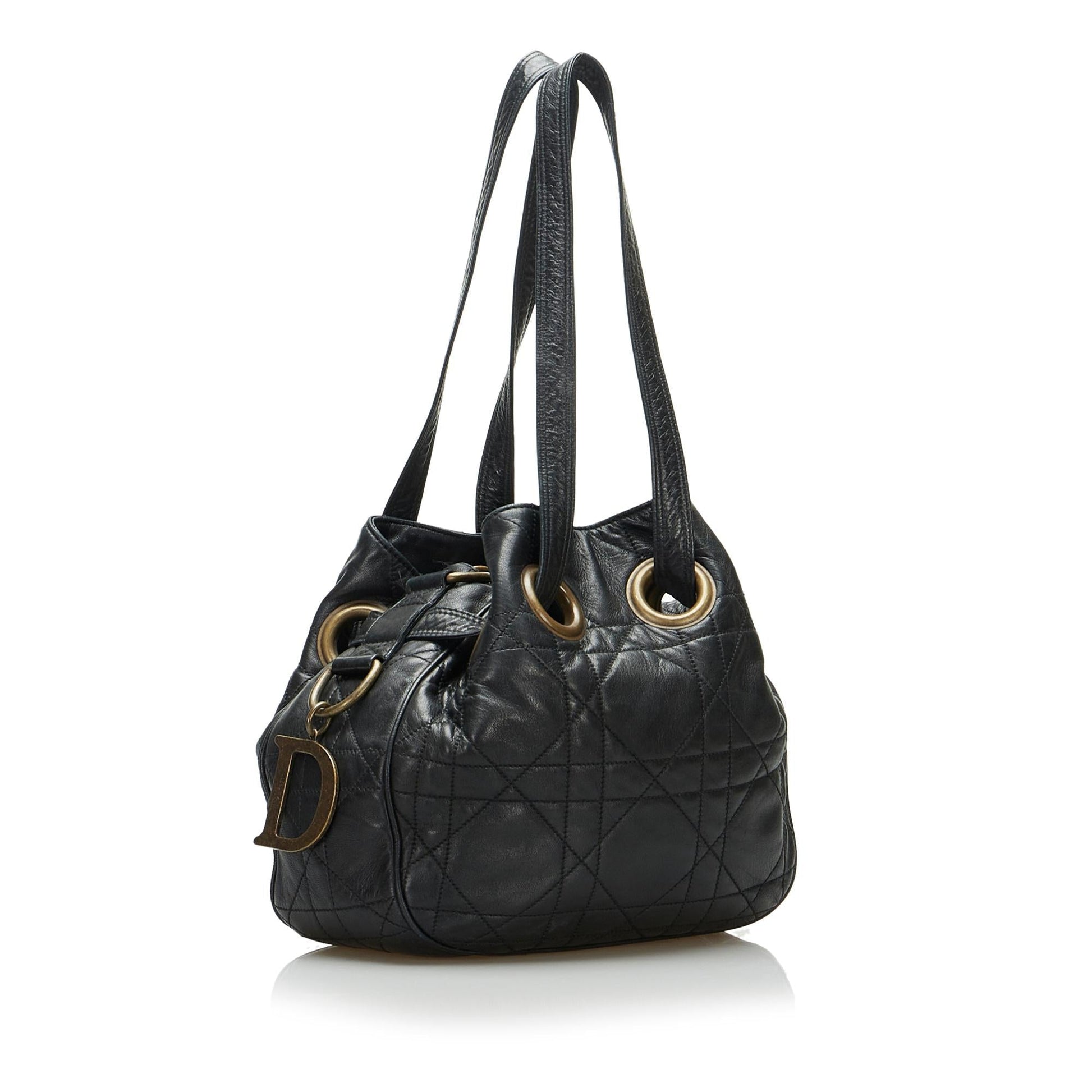Dior Cannage Bag Shg 8Tohij Bucket Shoulder Bag