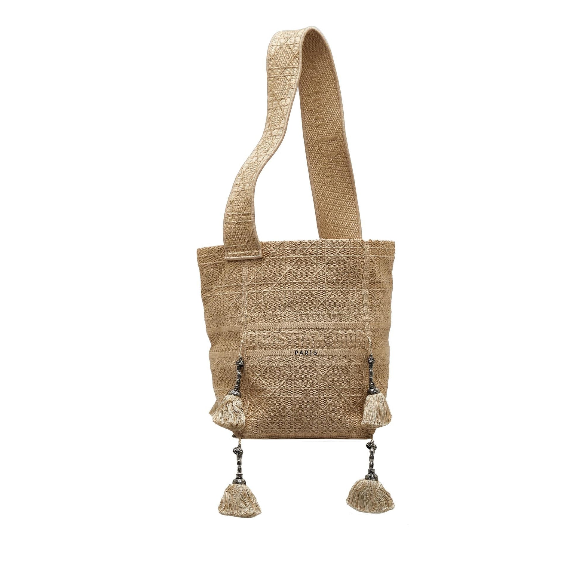 Dior Cannage Bubble Bag Shg Nutybr Bucket Shoulder Bag