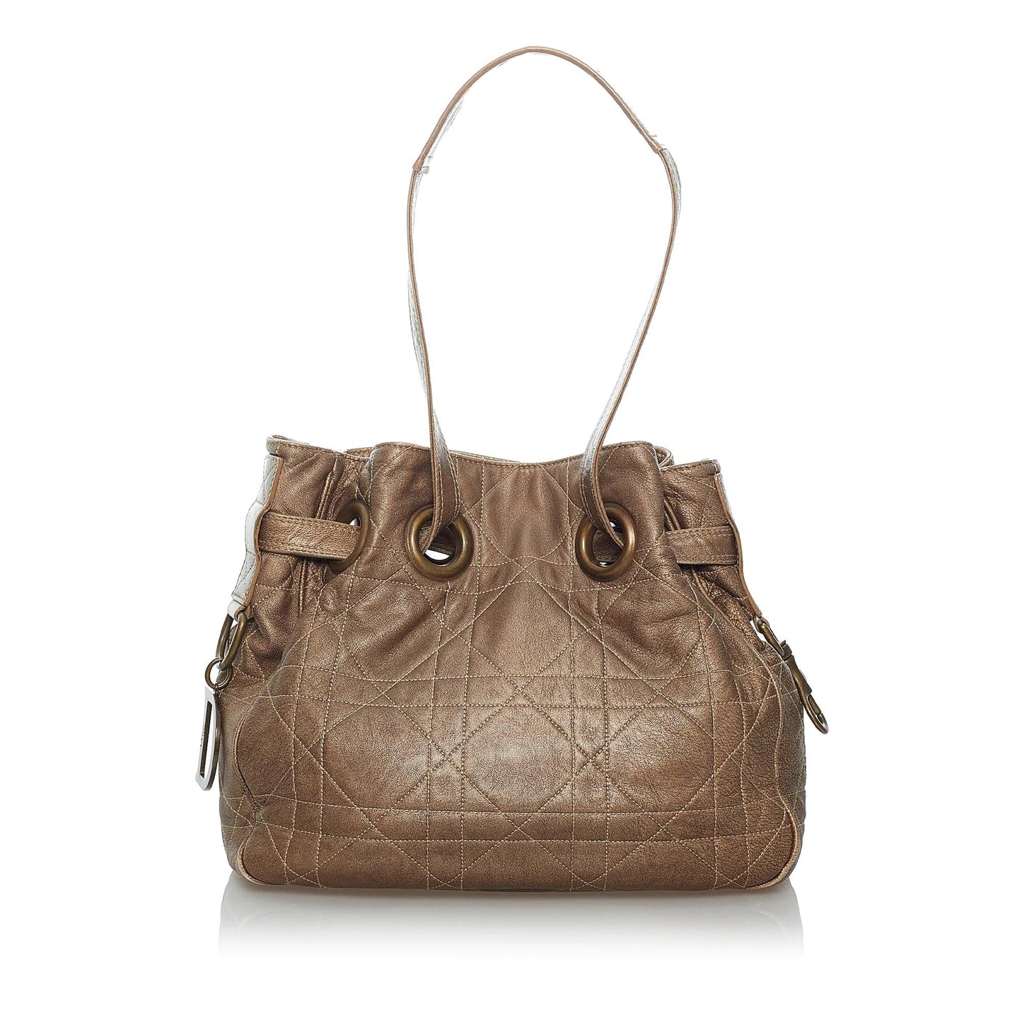 Dior Cannage Drawstring Bag Shg Bucket Shoulder Bag
