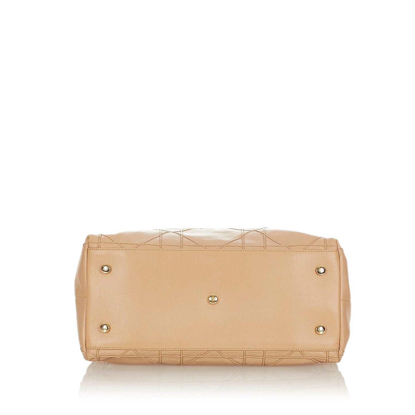 Dior Cannage Granville Handbag Shg Leather Satchel Bag