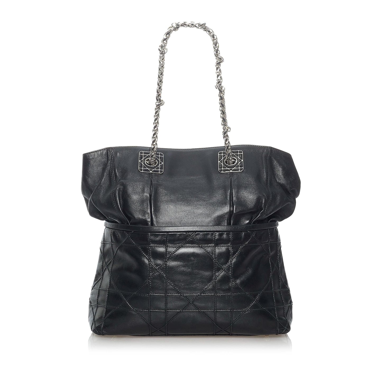 Dior Cannage Granville Tote Bag Shg Leather