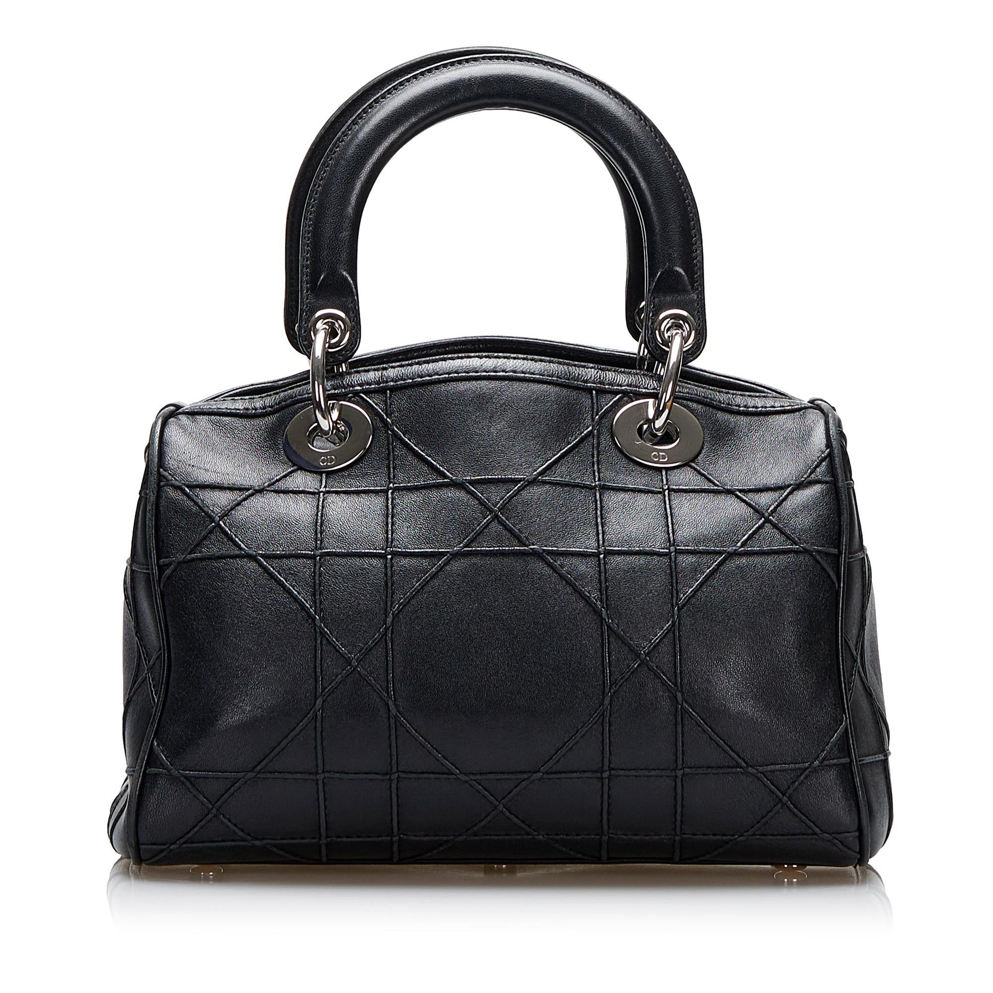 Dior Cannage Granville Polochon Shg Wqmsqr Satchel Bag