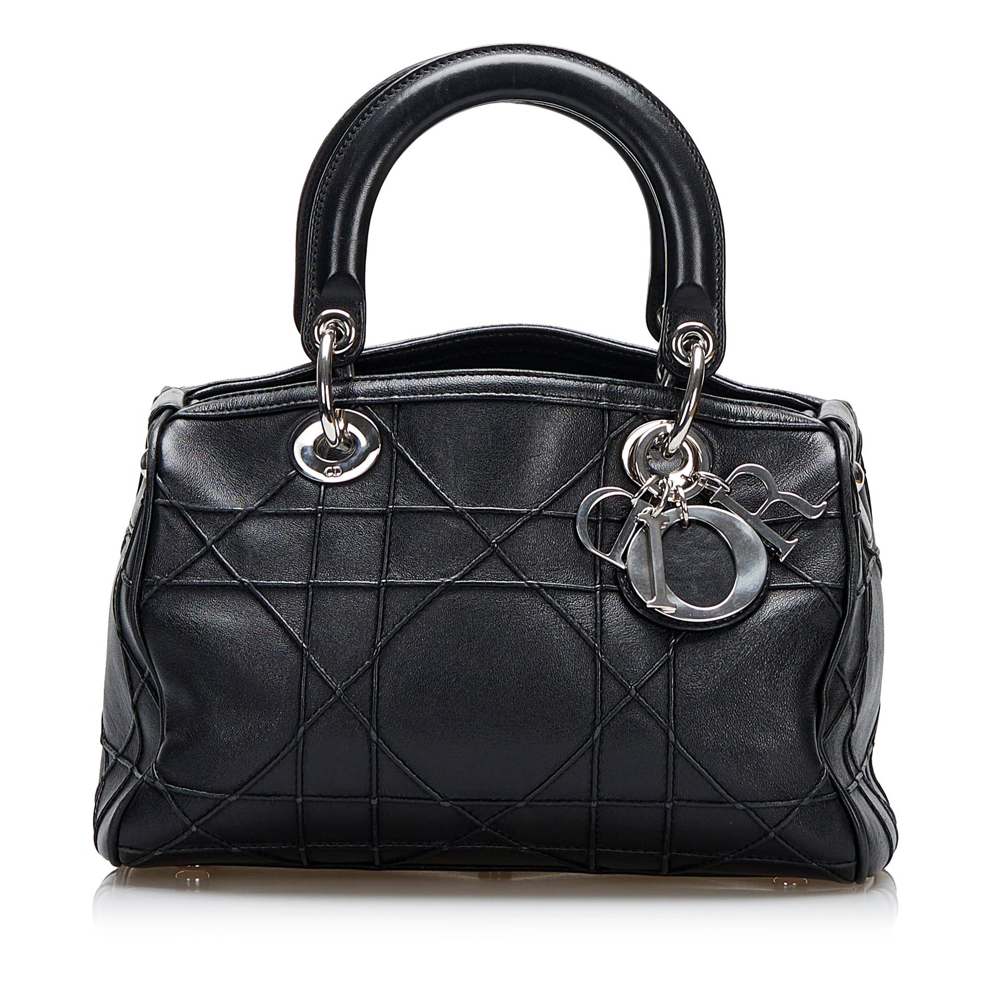Dior Cannage Granville Polochon Shg Wqmsqr Satchel Bag