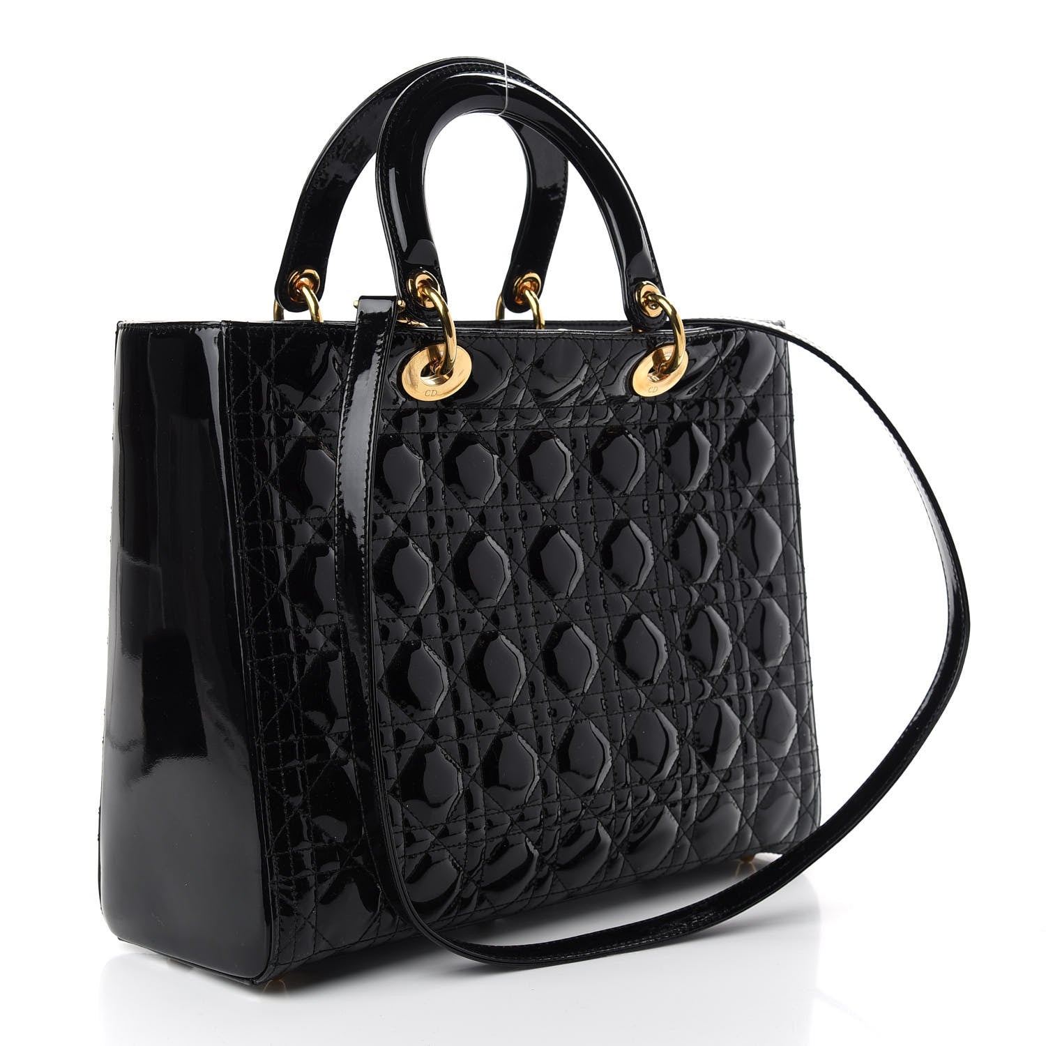 Dior Cannage Lambskin Lady Bag Leather Quilted Travel Bag